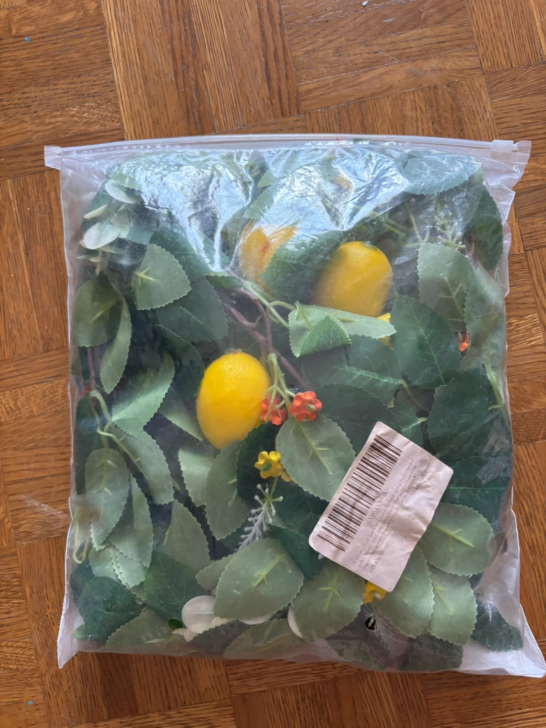 Artificial Lemon Garland 6ft