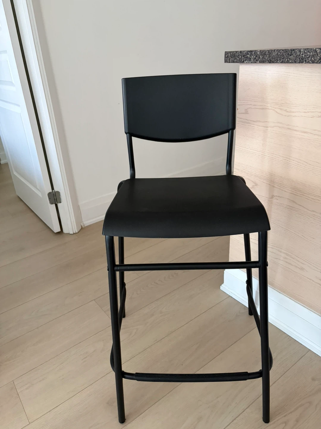 Black ikea Bar Stools (Set of 2) - photo 3