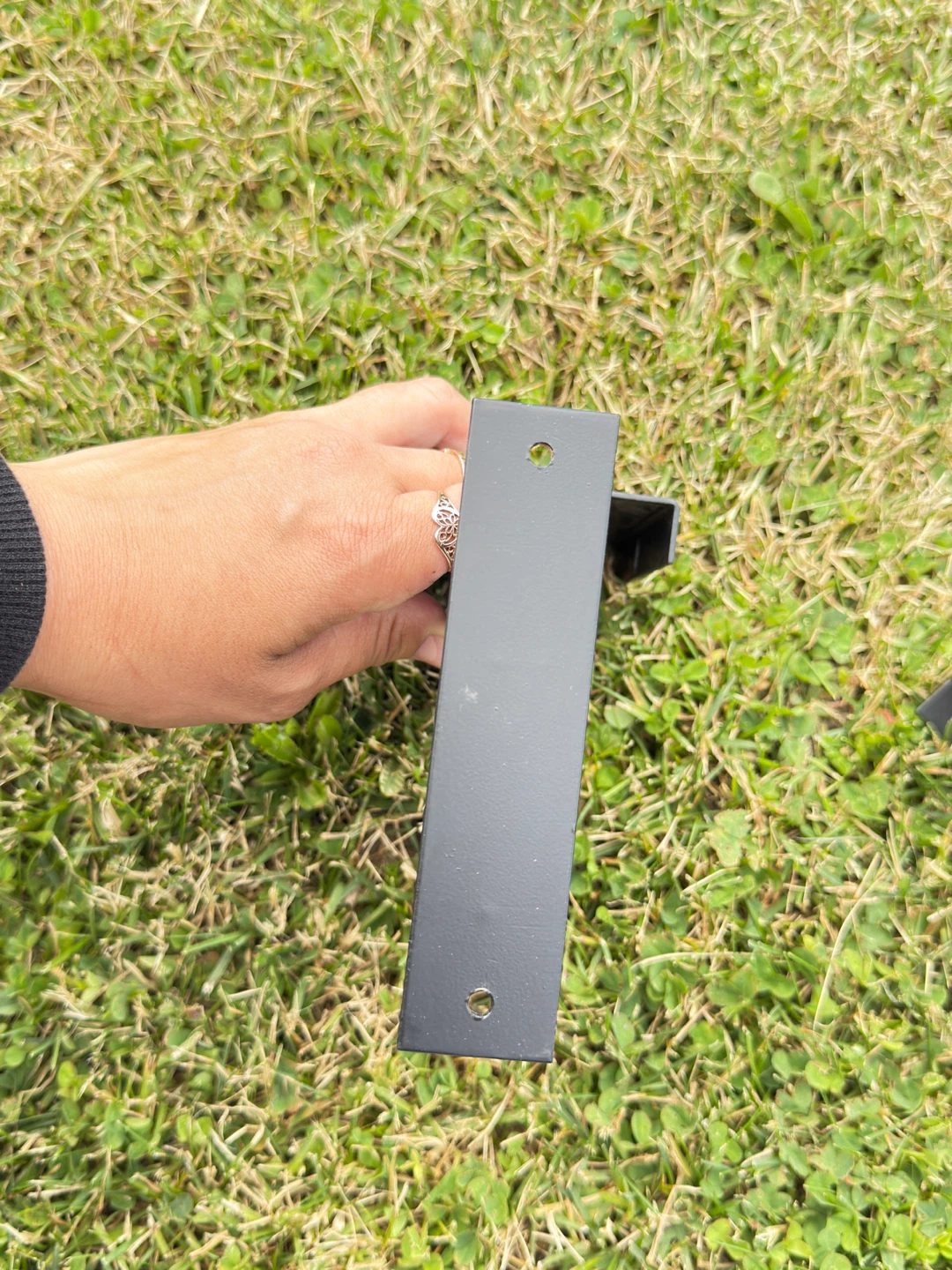 Black Metal Shelf Brackets - photo 4