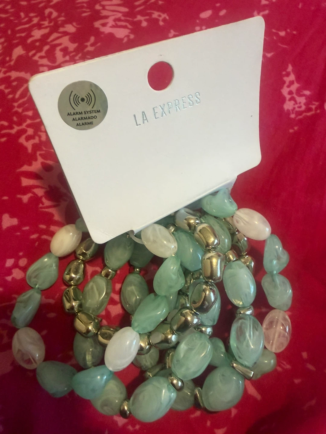 Bracelet (LA express in mint green and silver) - photo 2