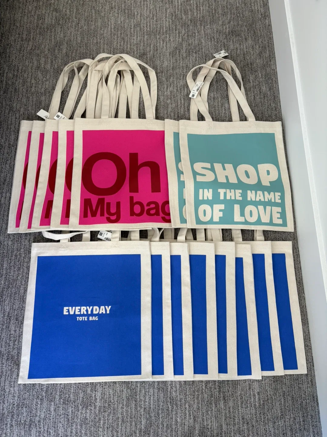 1 bag/$5 or 3 bags/$10 Reitmans Canvas Tote Bags (BRAND NEW)