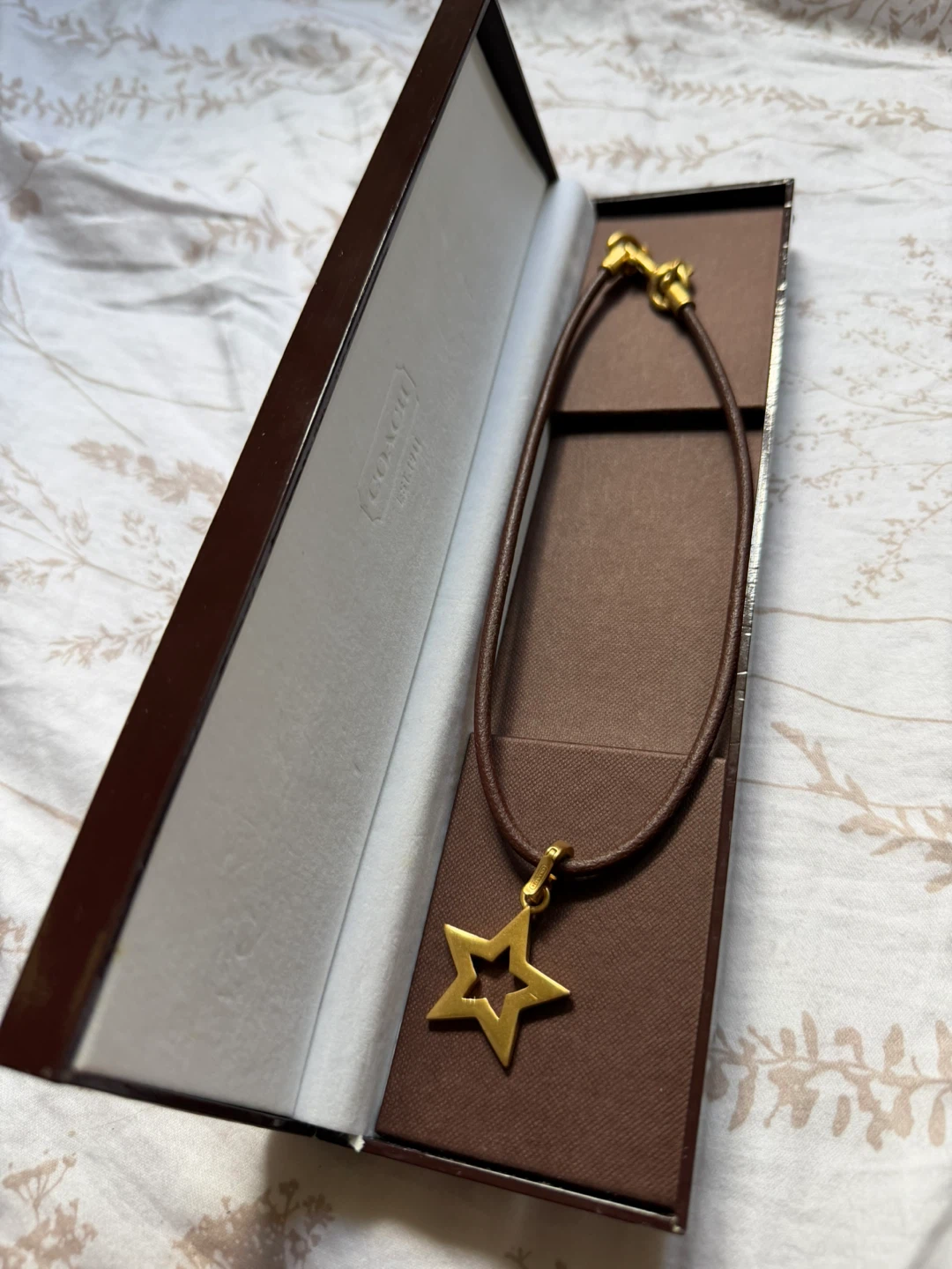 Rare Vintage Coach Star Pendant Chocker Necklace - photo 2