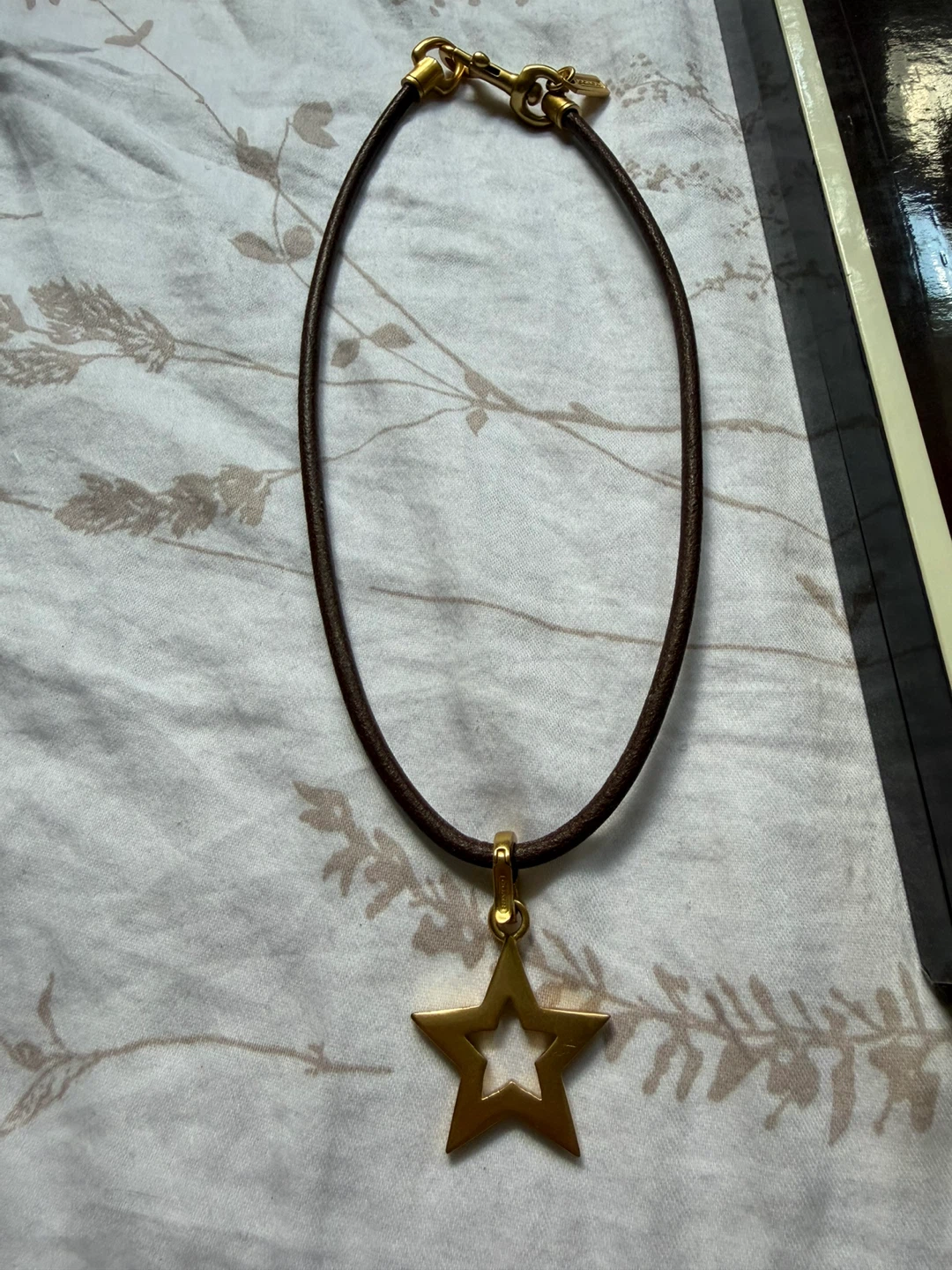 Rare Vintage Coach Star Pendant Chocker Necklace - photo 3