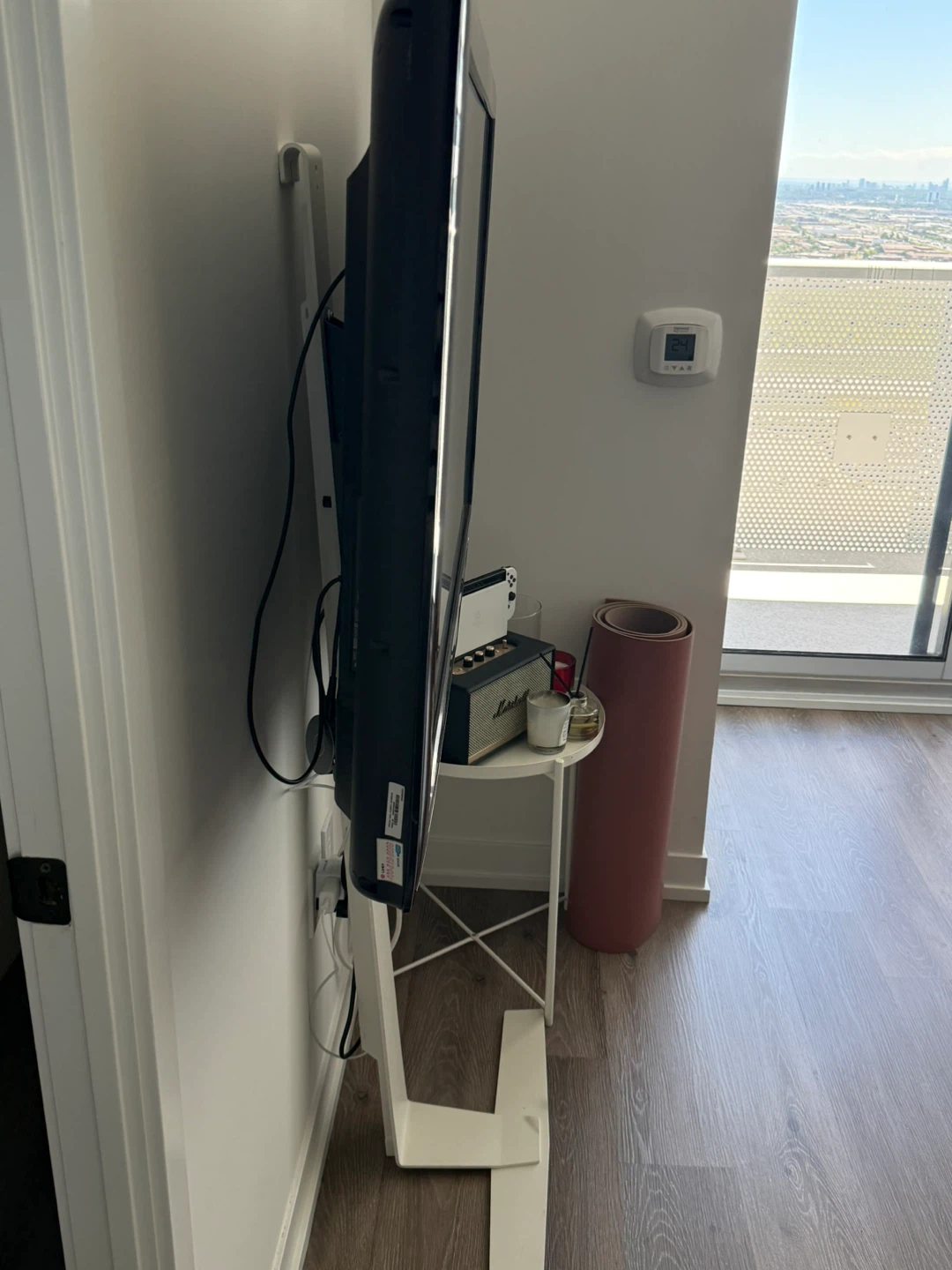 LG TV with Super Sturdy Costco Stand - photo 3