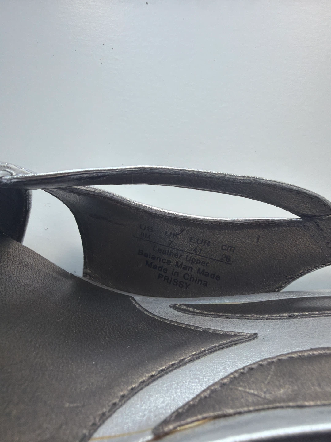 Naturalizer Silver Slingback Heels-8M - photo 3
