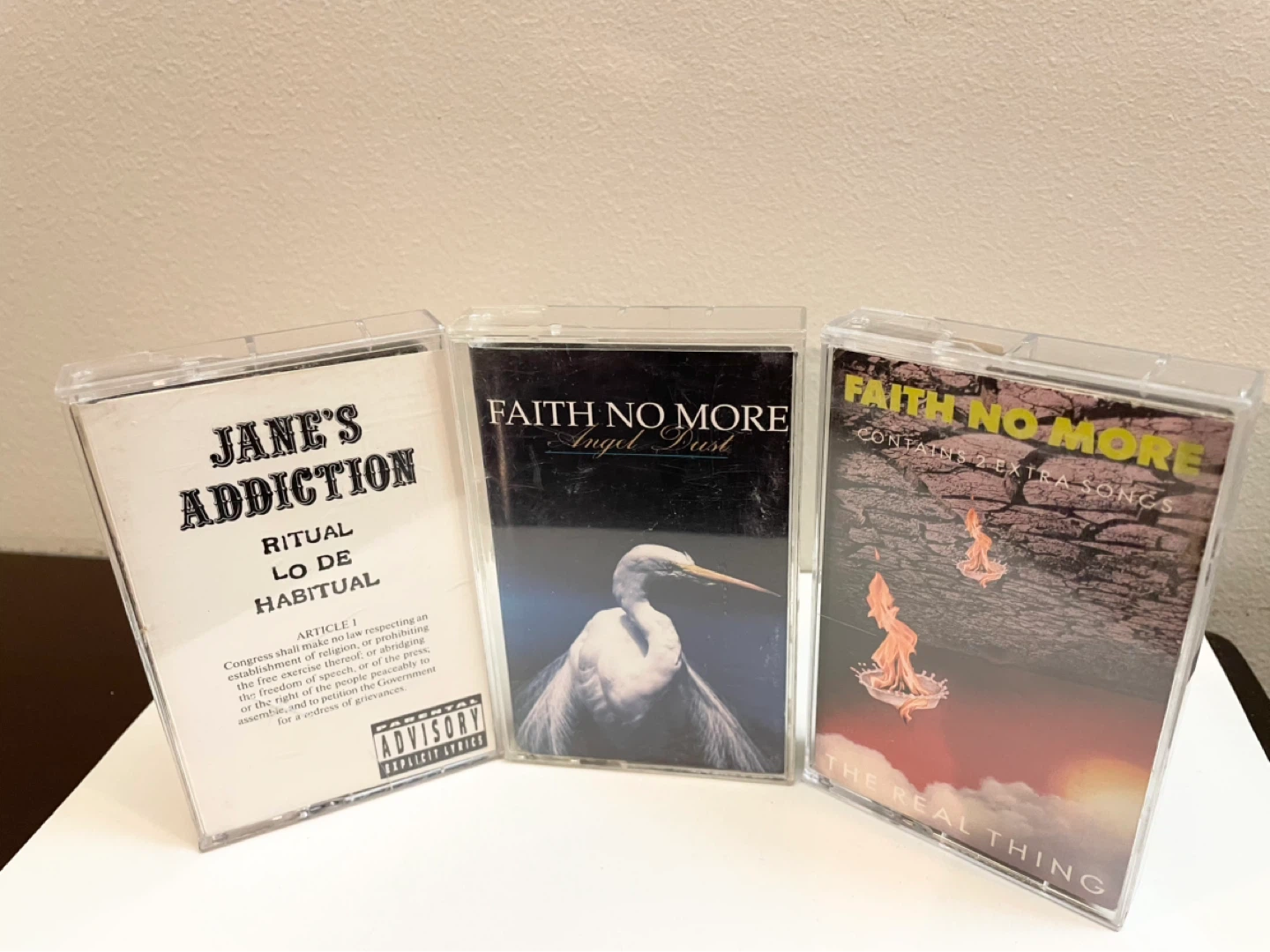 Sonic Youth , faith no more and Jane’s addiction cassettes . - photo 5