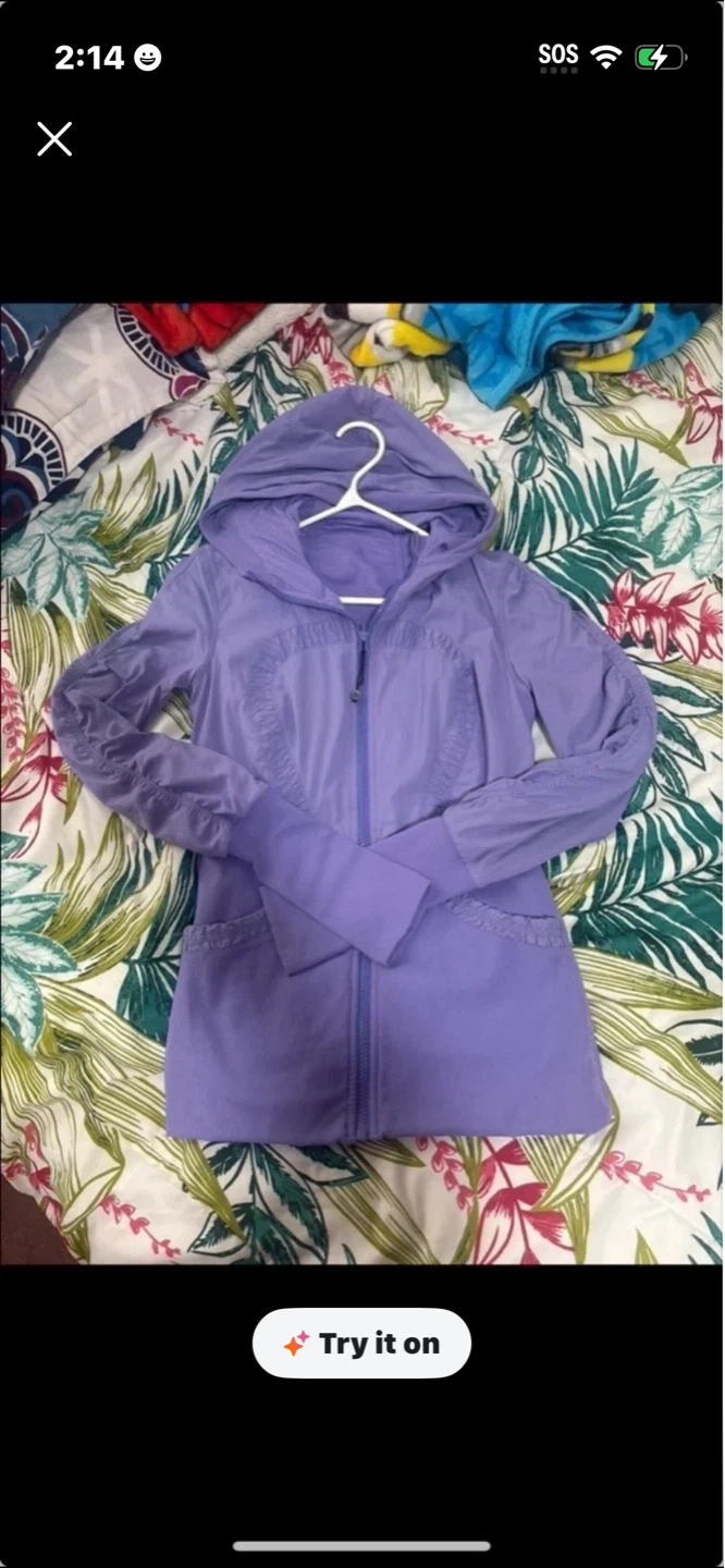 Lululemon Hooded Jacket size 6