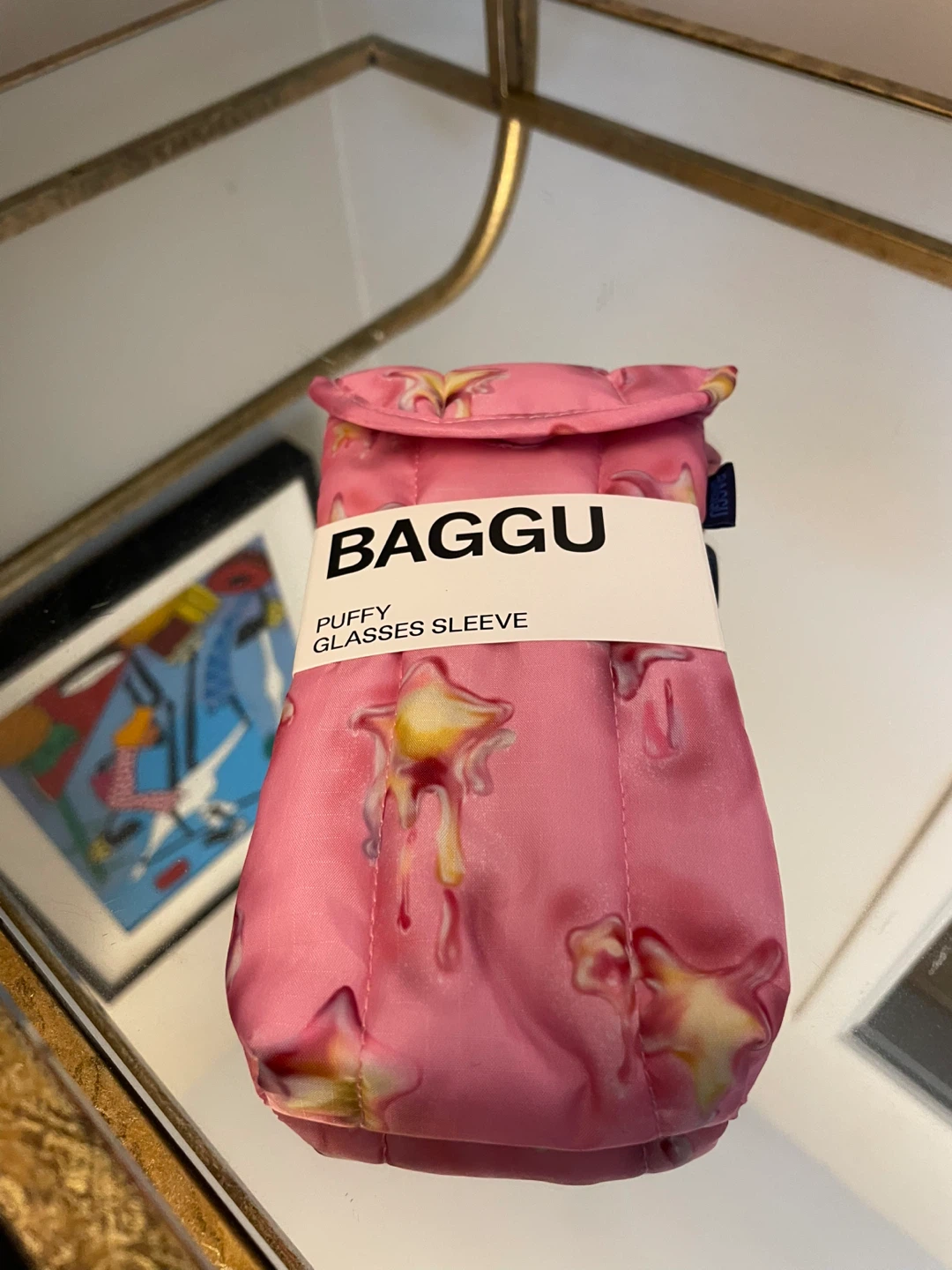 Baggu Puffy Glasses Sleeve - Dancing Star