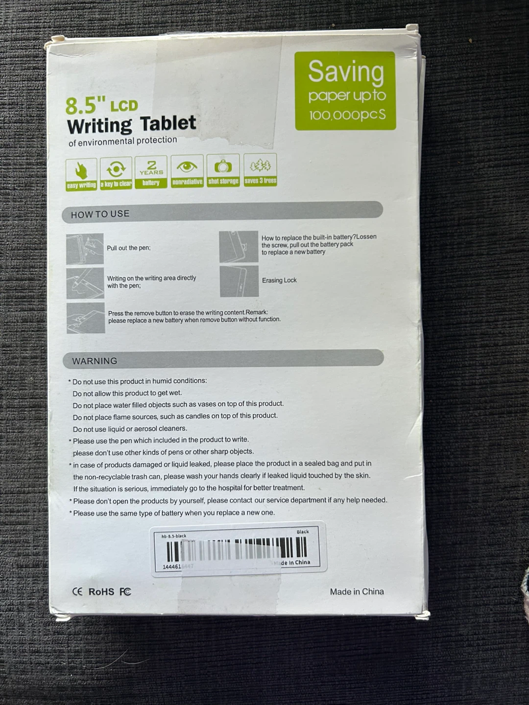 LCD Writing Tablet - photo 2