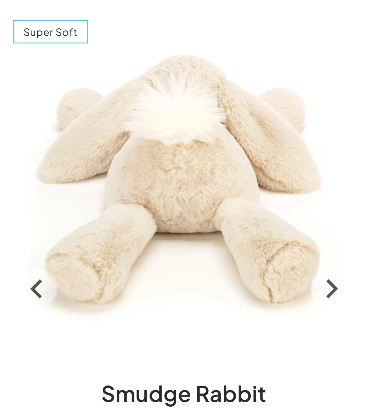 Jellycat Smudge Rabbit Plush Toy - Medium - photo 4