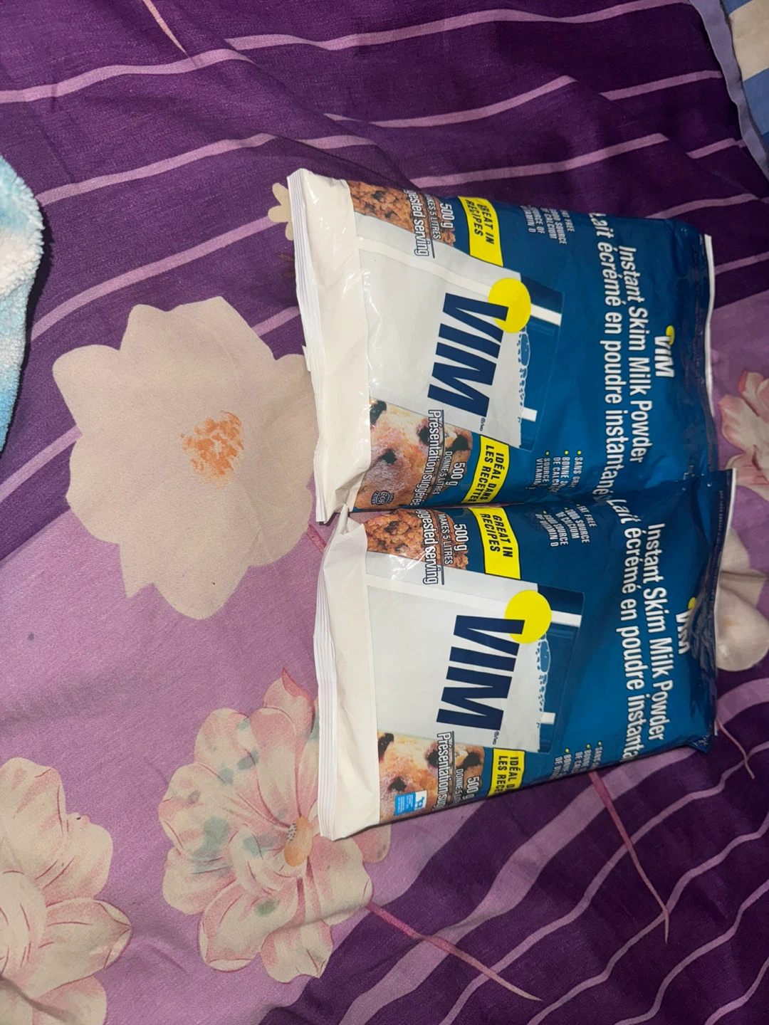 VIM Instant Skim Milk Powder - 500g Bags (3 Pack)   5$ each