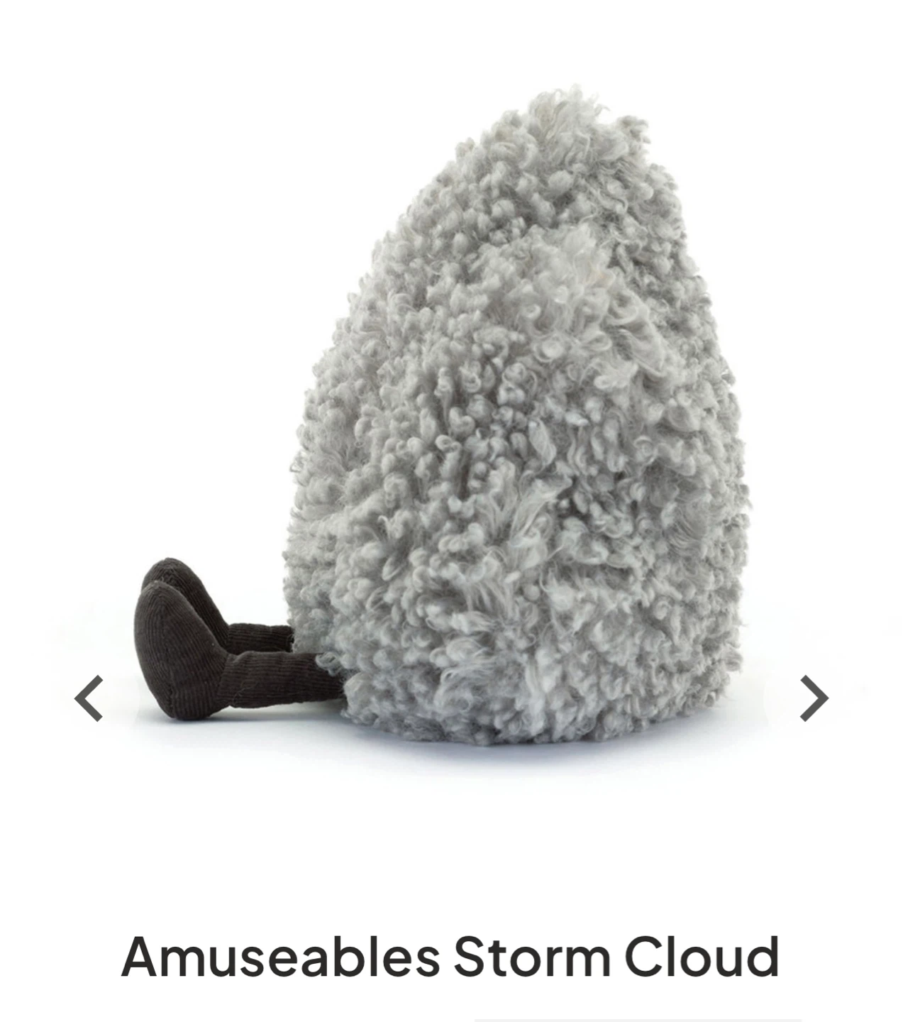 Jellycat Amuseables Storm Cloud Plush Toy - photo 3