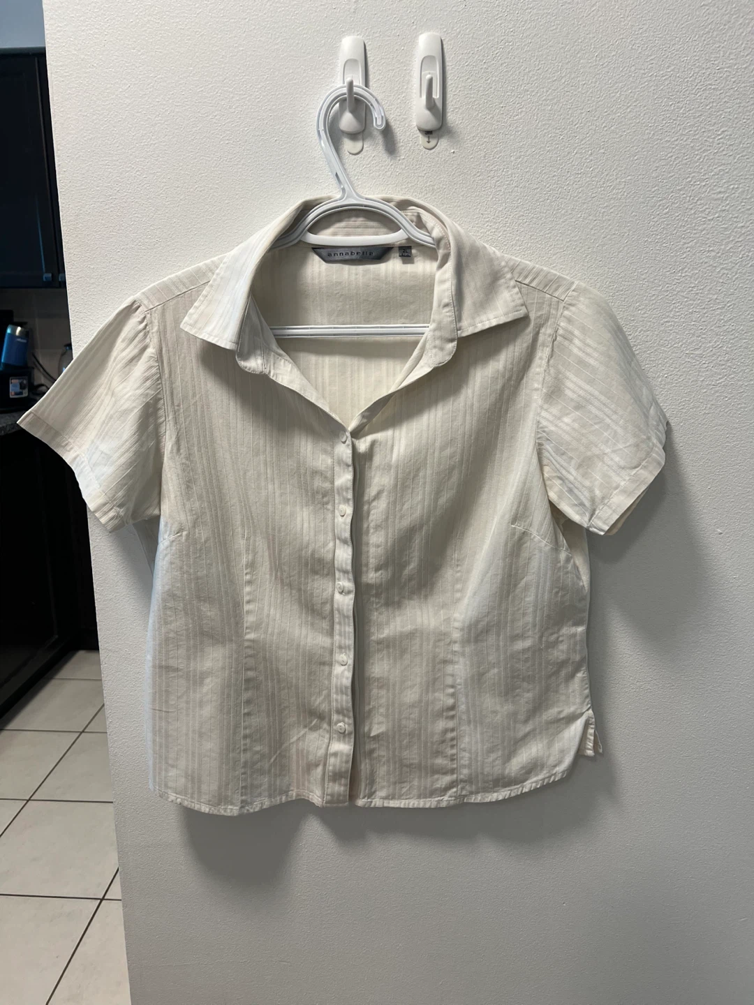 White Formal Button-Up Shirt
