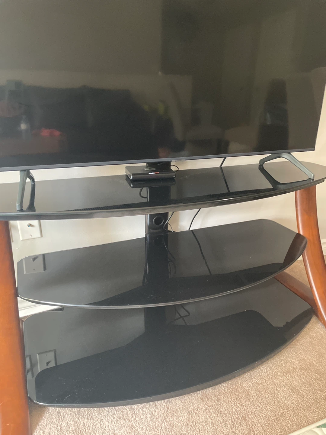 Glass TV Stand
