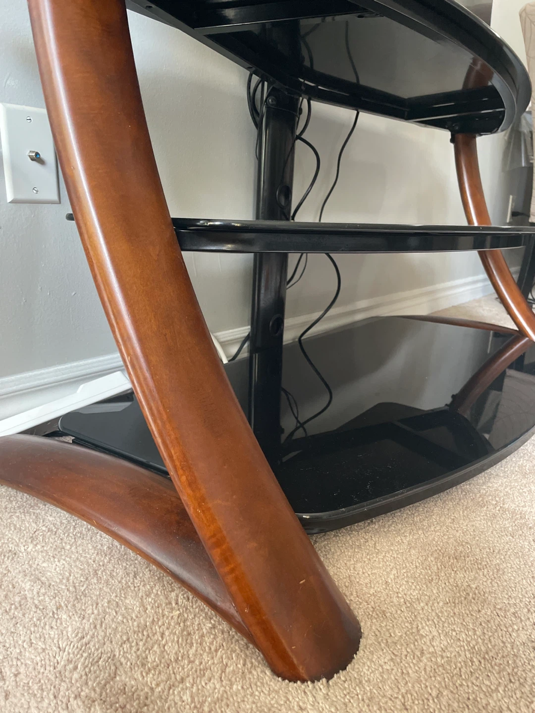 Glass TV Stand - photo 2