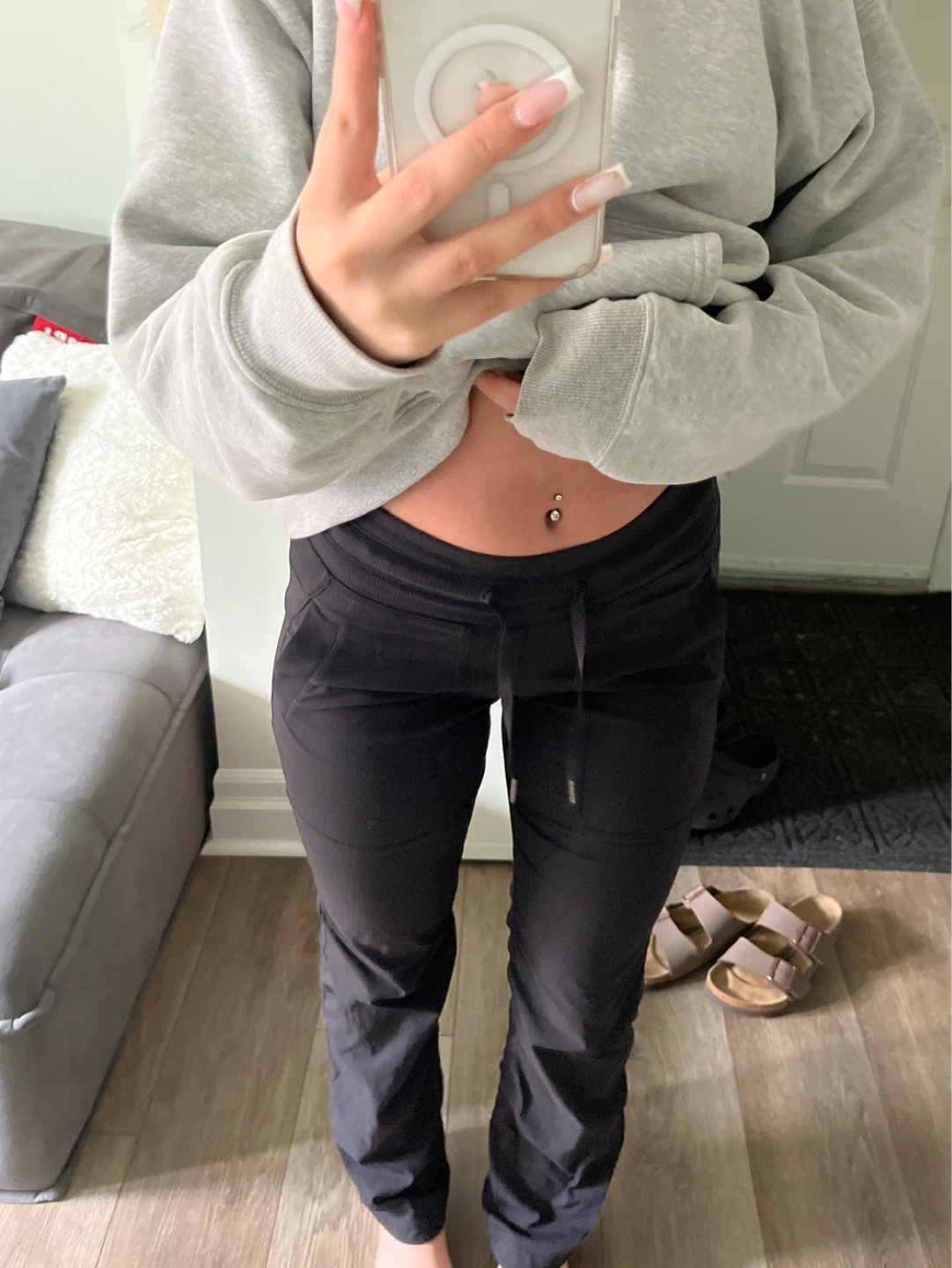 Black Lululemon Track Pants