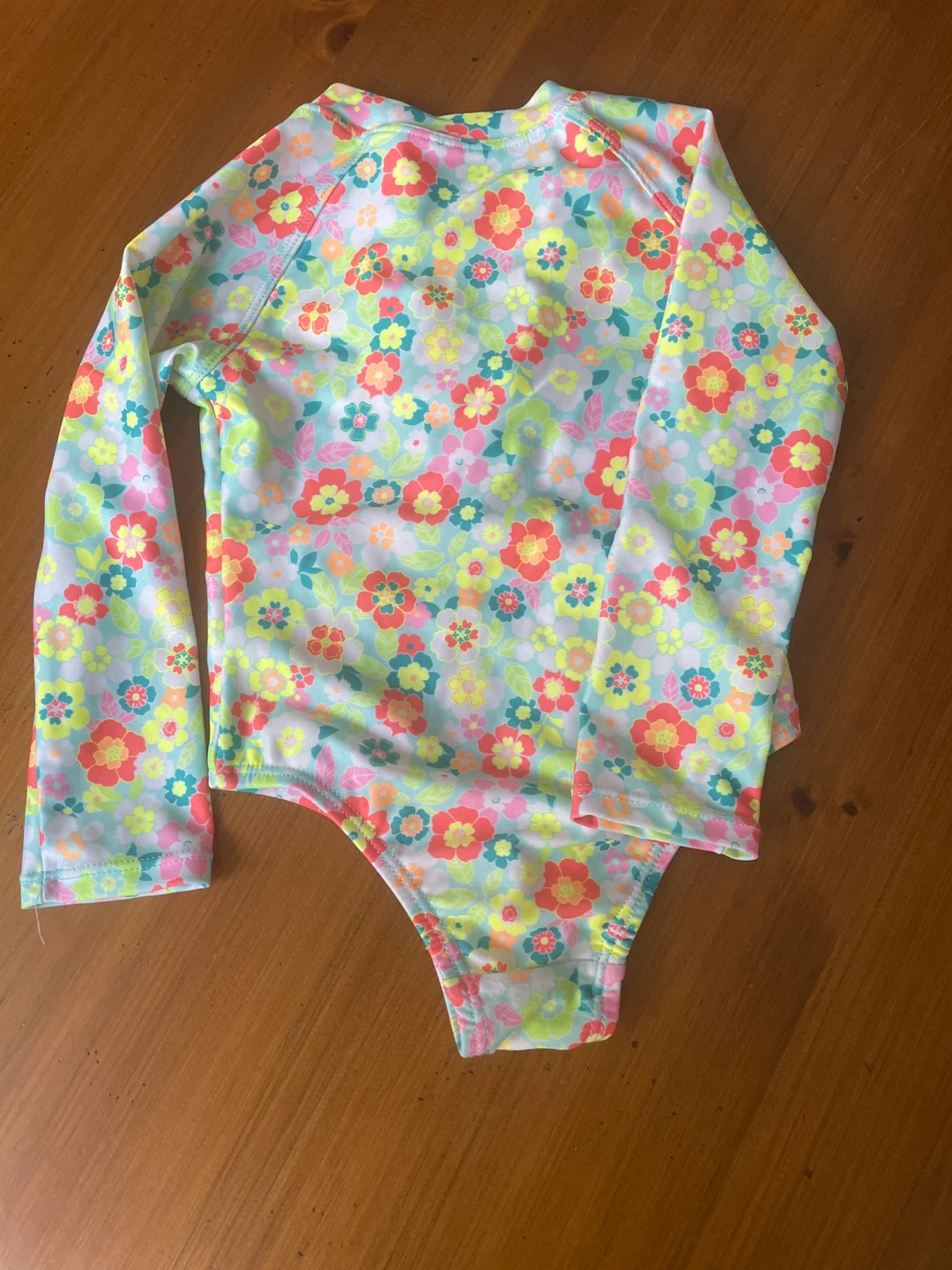 2 x Wonder Nation Floral Long Sleeve Rash Guard Swimsuit