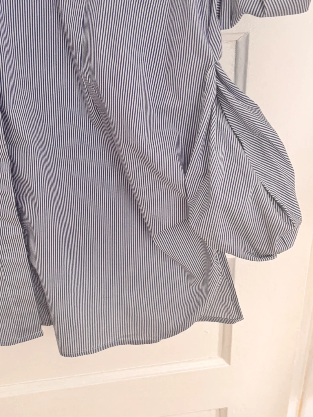 Melanie Lyne Striped Button-Up Shirt - Size 14 - photo 4