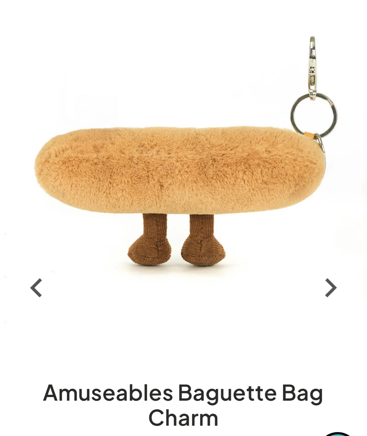 Jellycat Amuseables Baguette Bag Charm - photo 4
