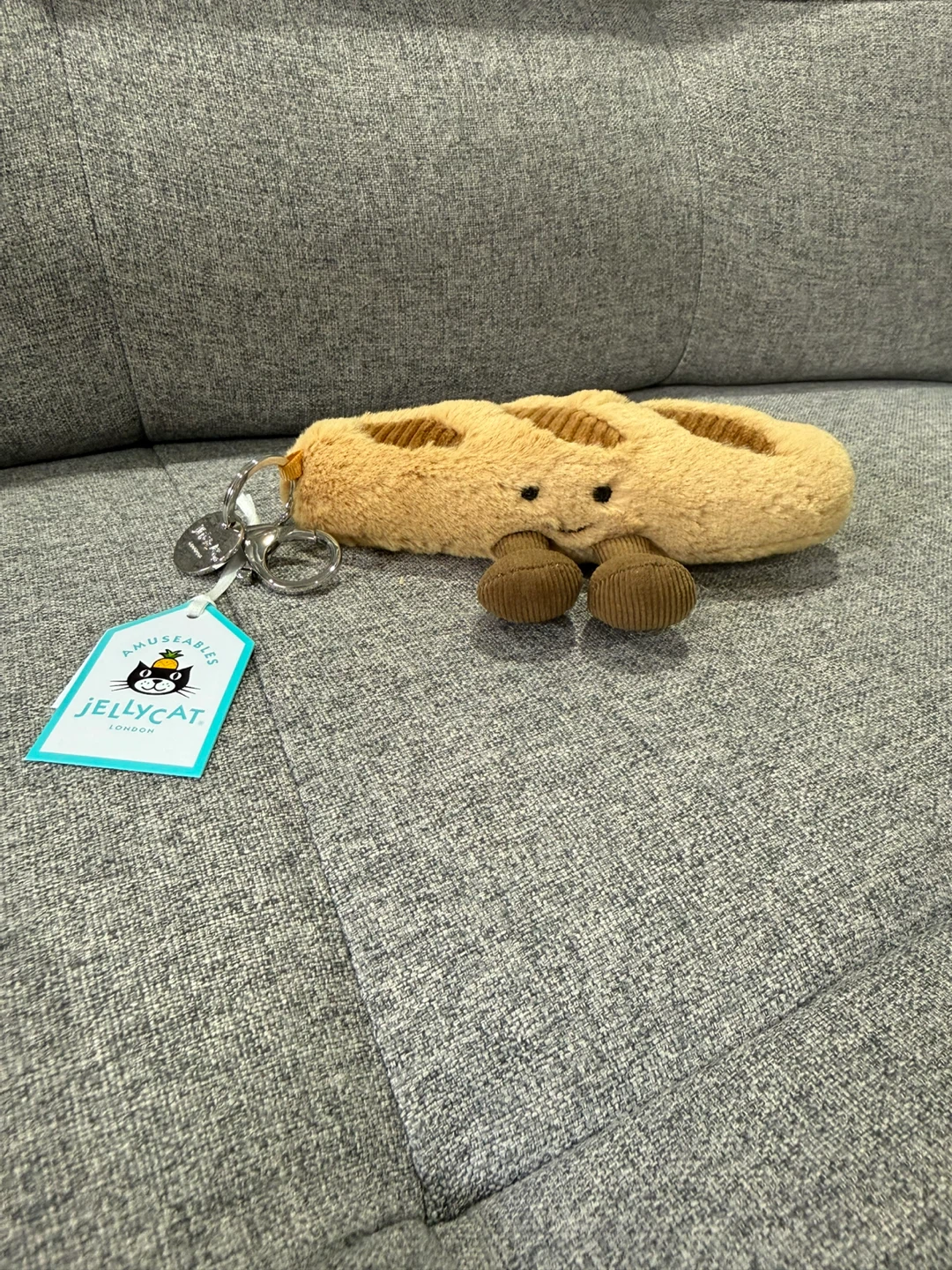 Jellycat Amuseables Baguette Bag Charm