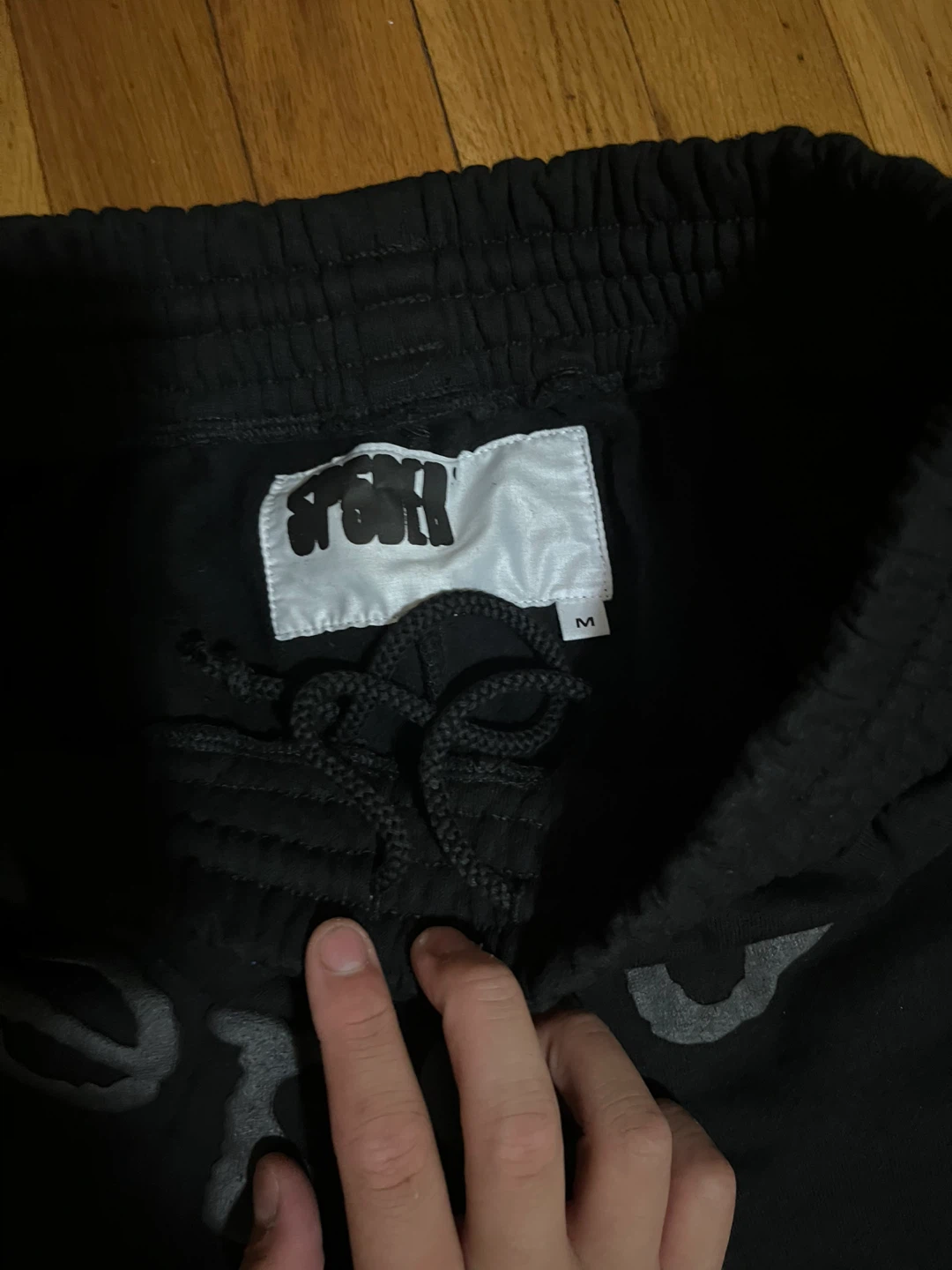 Sp5der  Black Shorts Size M - photo 2