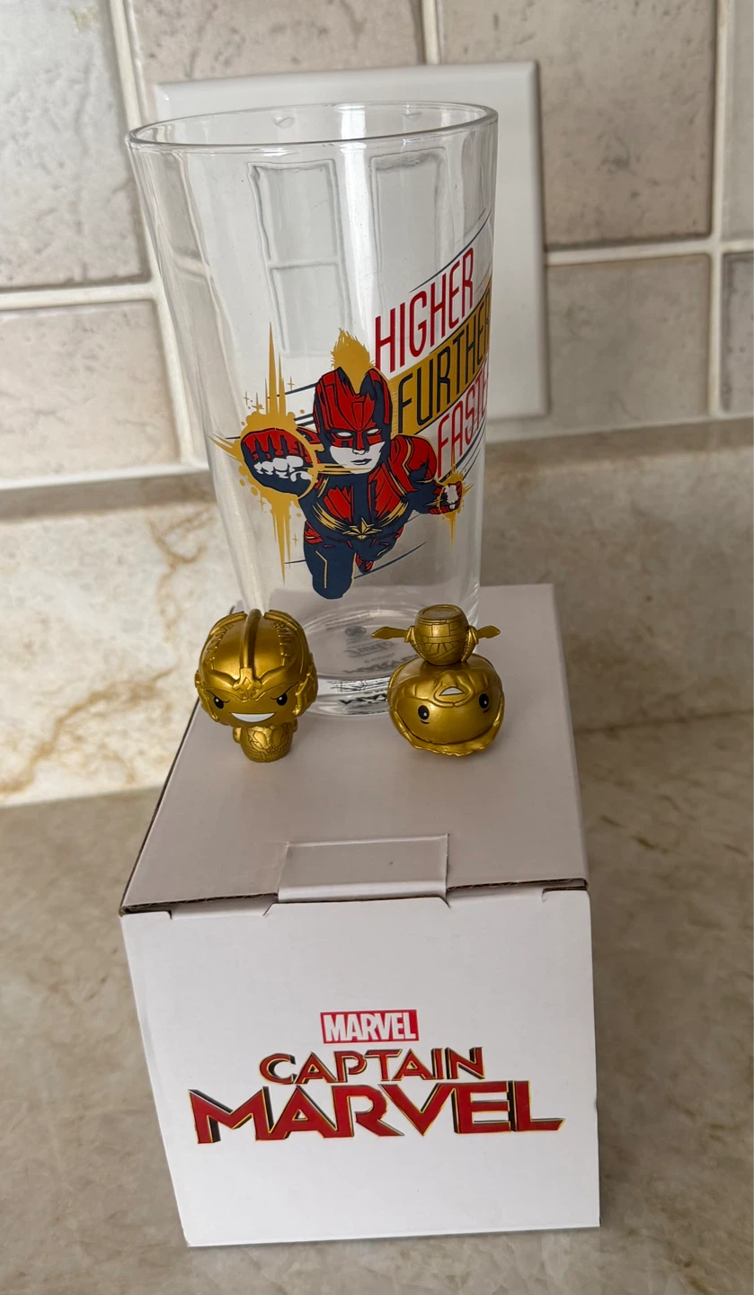 Funko Pop! Marvel Captain Marvel Nick Fury Wonder Woman Lot - photo 3