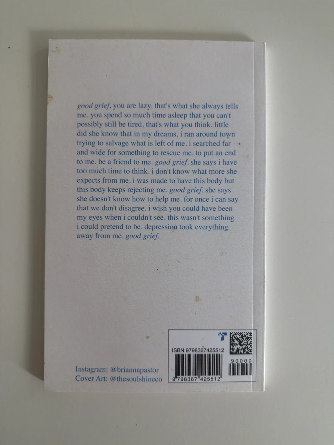 Good Grief by Brianna Pastor | Poetry Collection - photo 2