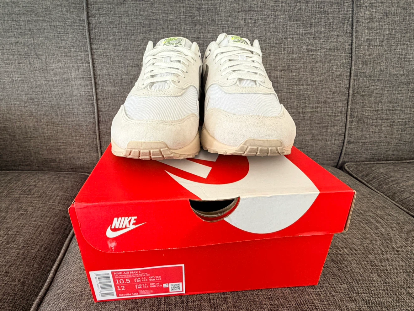 Nike Air Max 1 "Neutral" - size 10.5 ($130) - photo 3