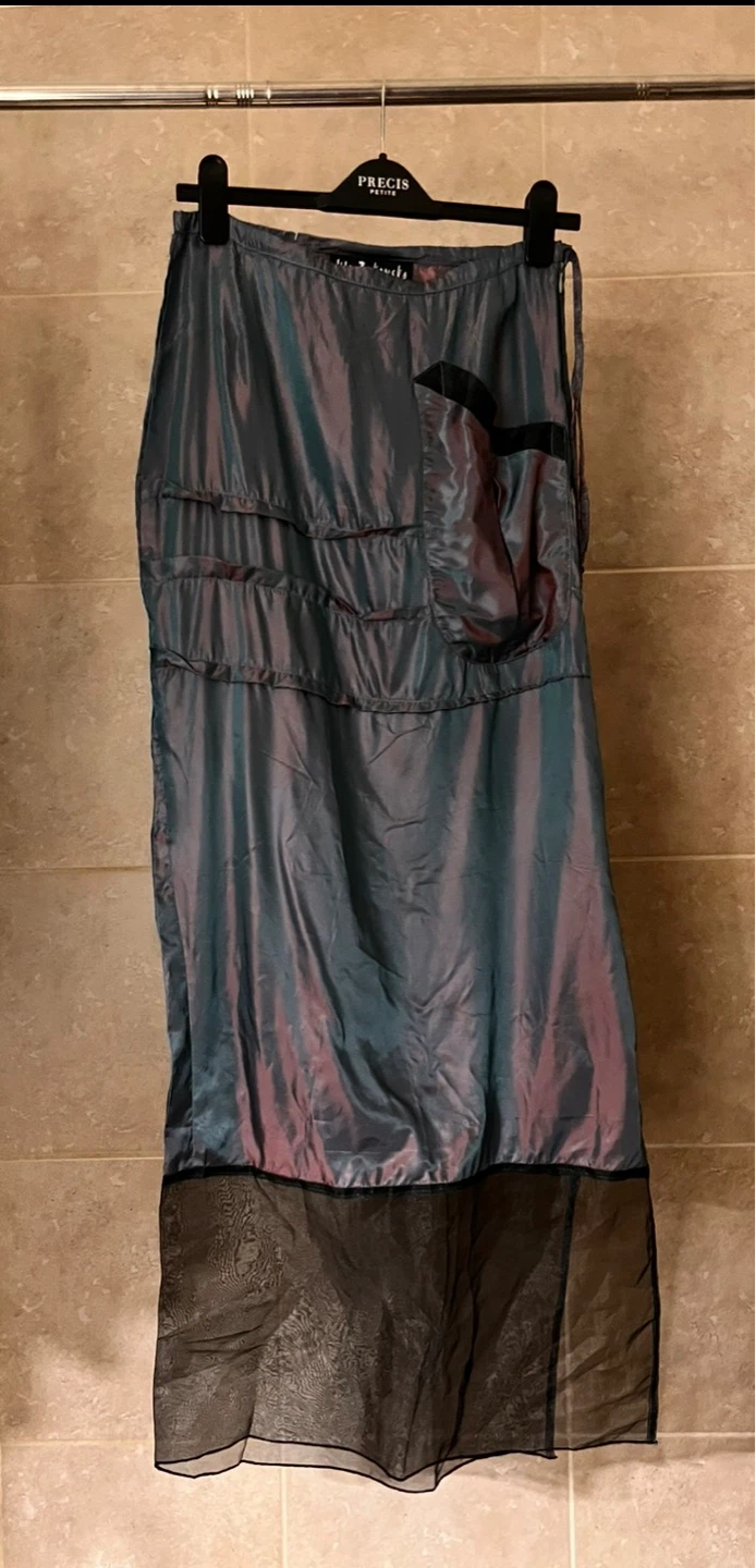 Ula Zukowska iridescent midi skirt M/M