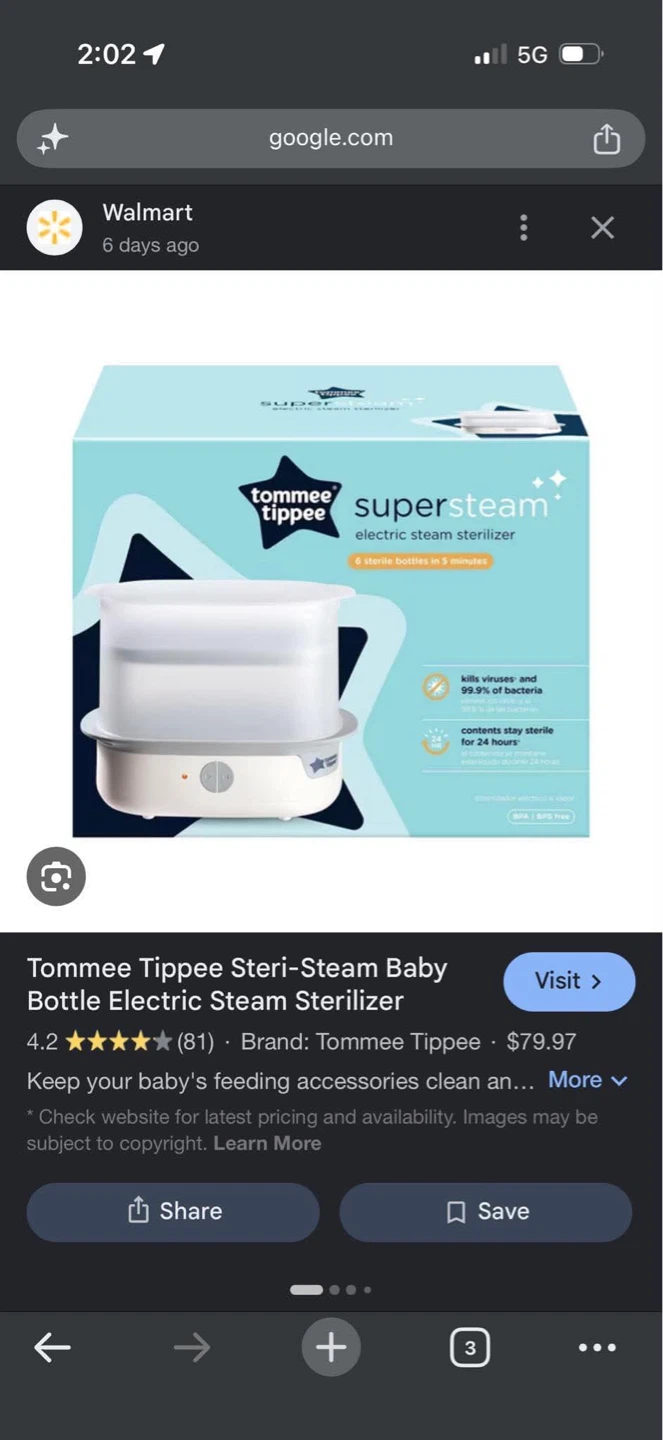 Tommee Tippee Supersteam Electric Sterilizer - photo 3