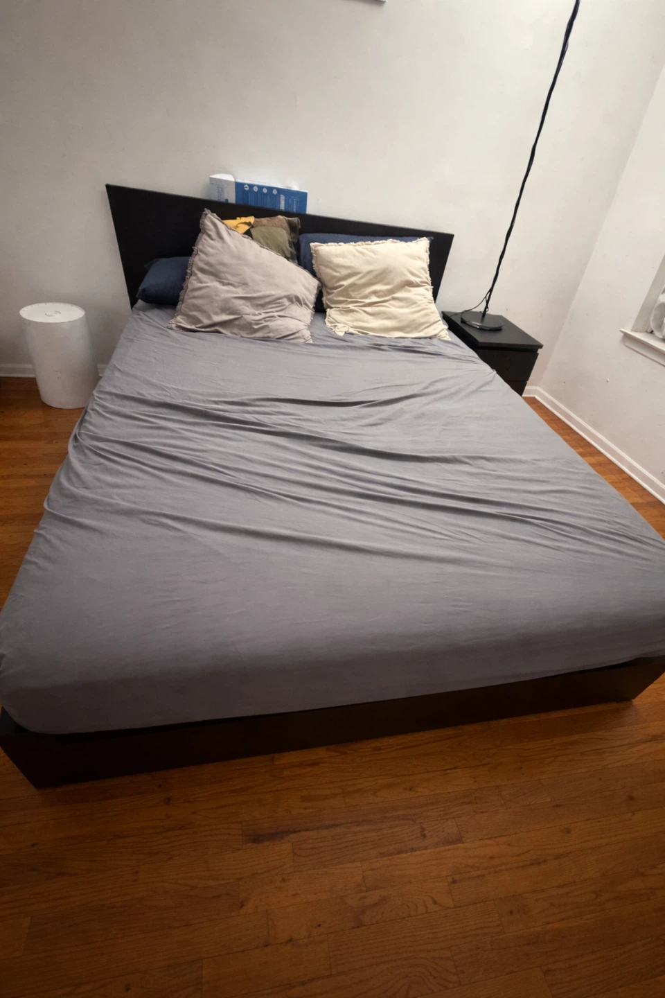 Queen Black Platform Bed Frame