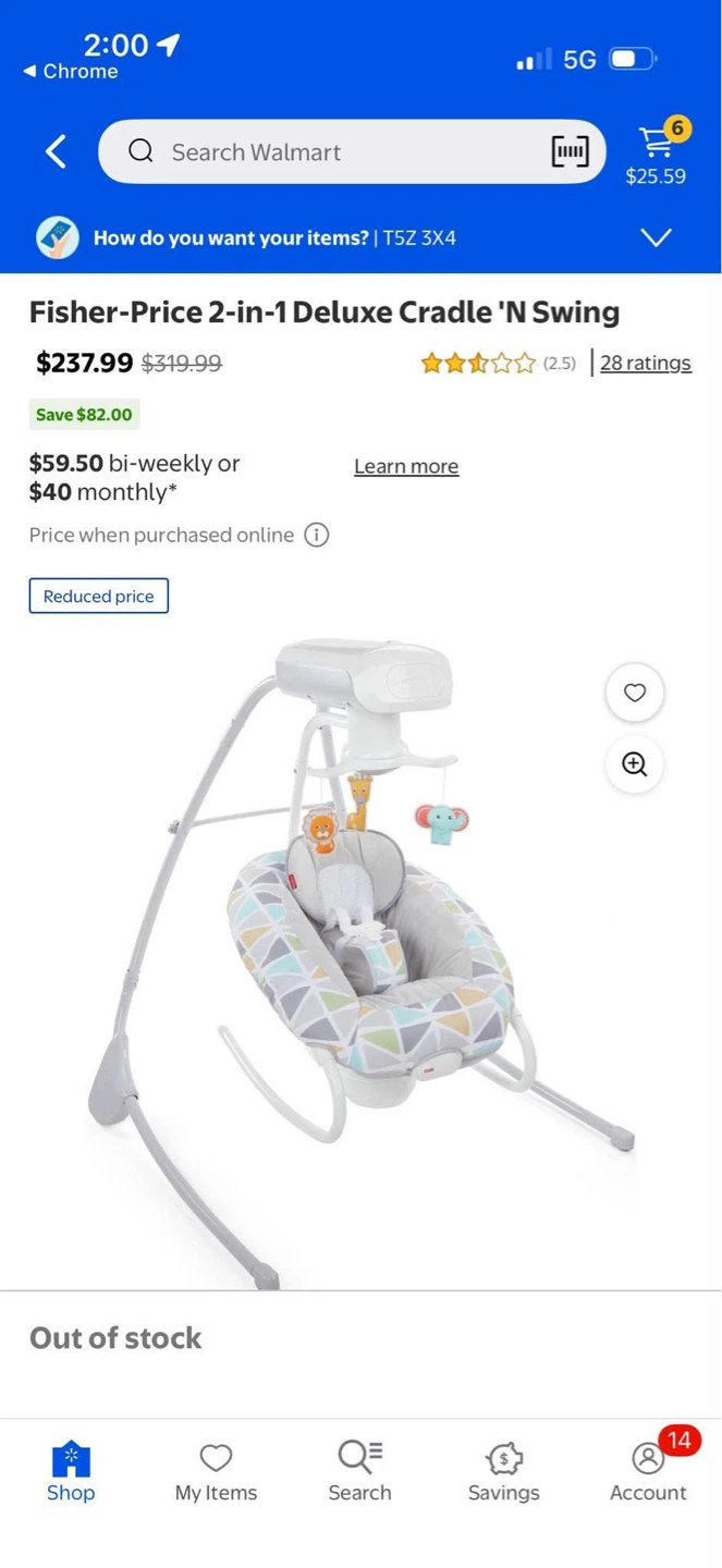 Fisher-Price 2-in-1 Deluxe Cradle 'N Swing