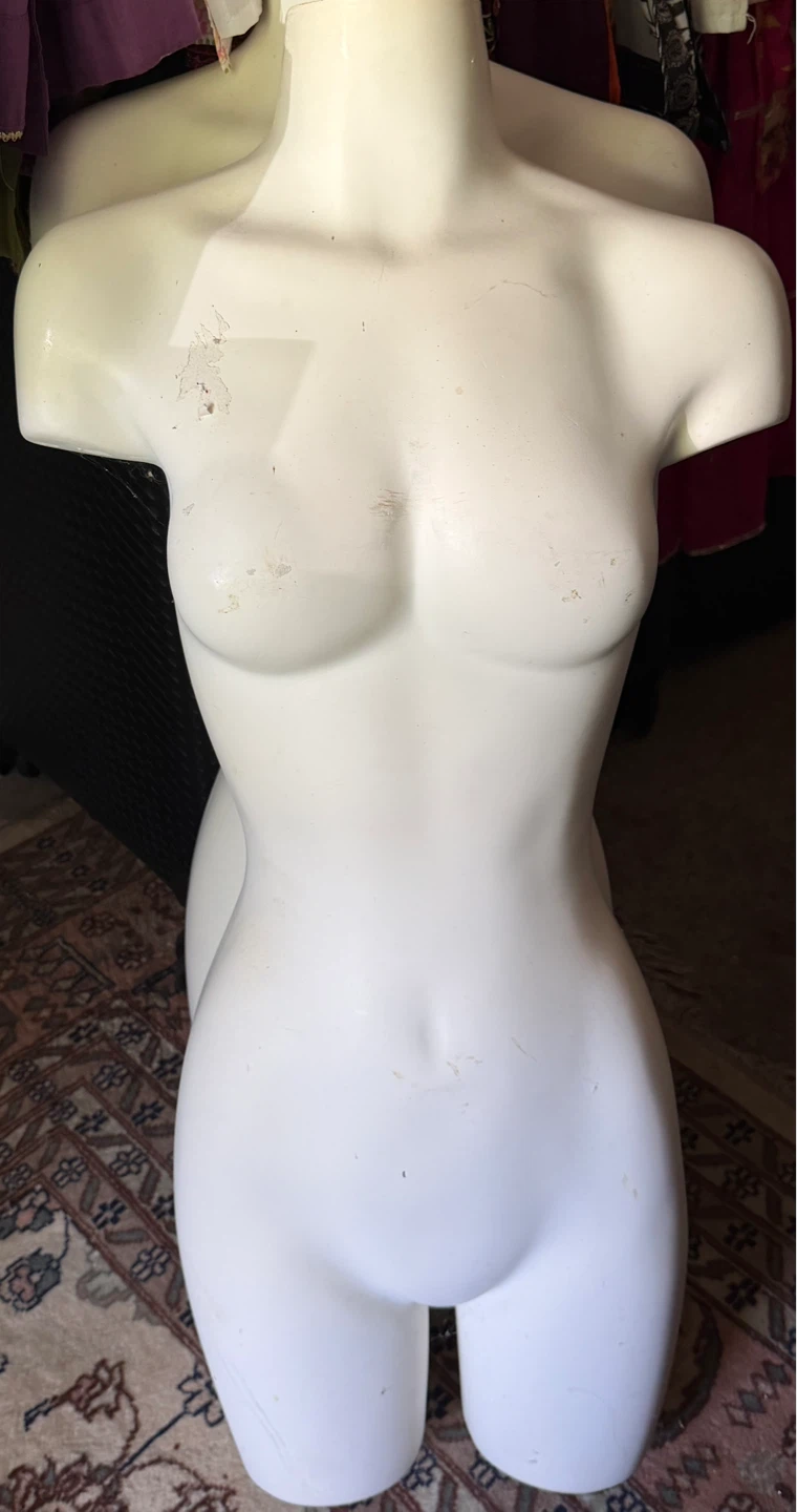 White Female Mannequin Torso