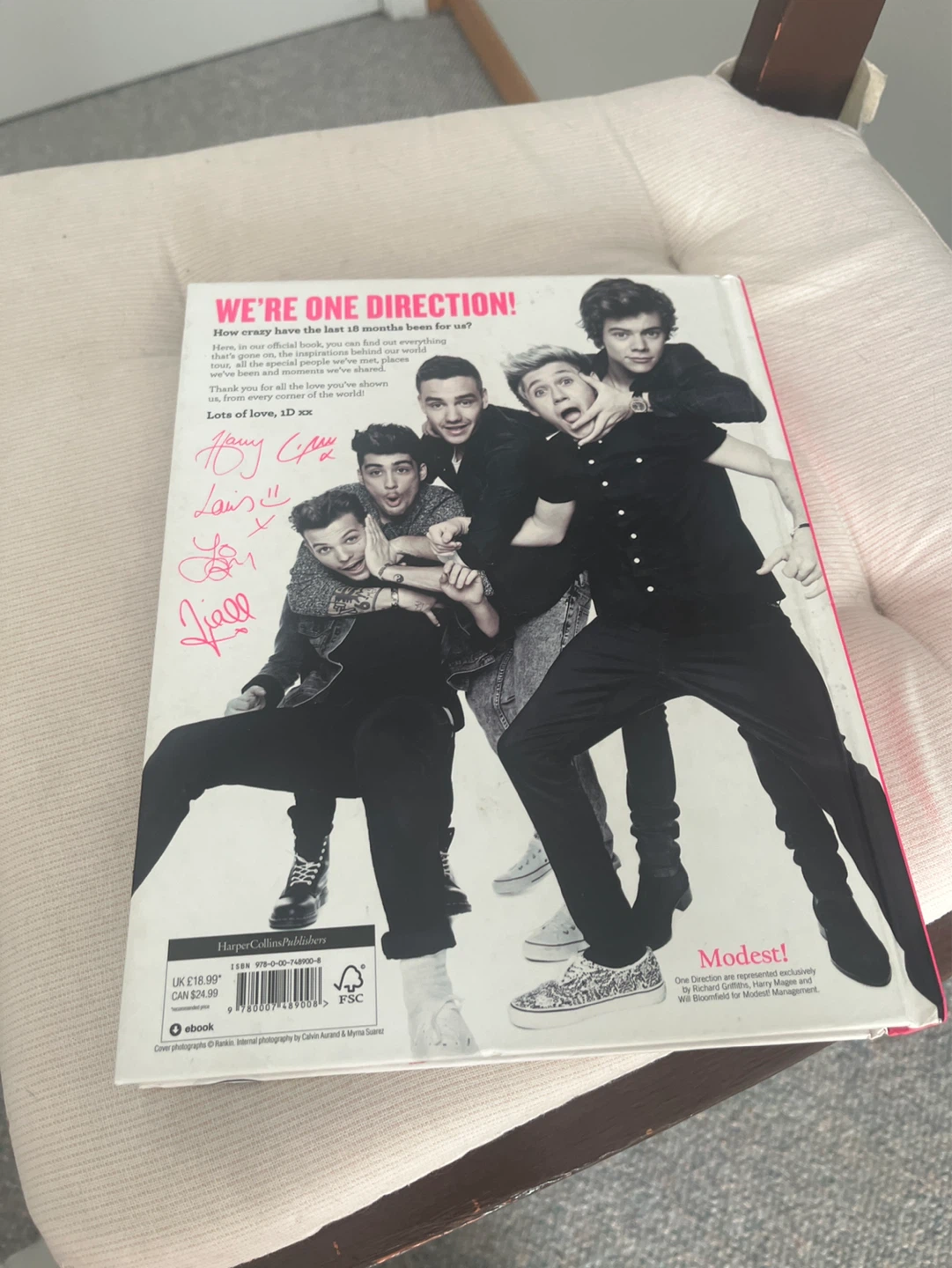 One Direction "Where We Are, Our Band, Our Story" Book - photo 2