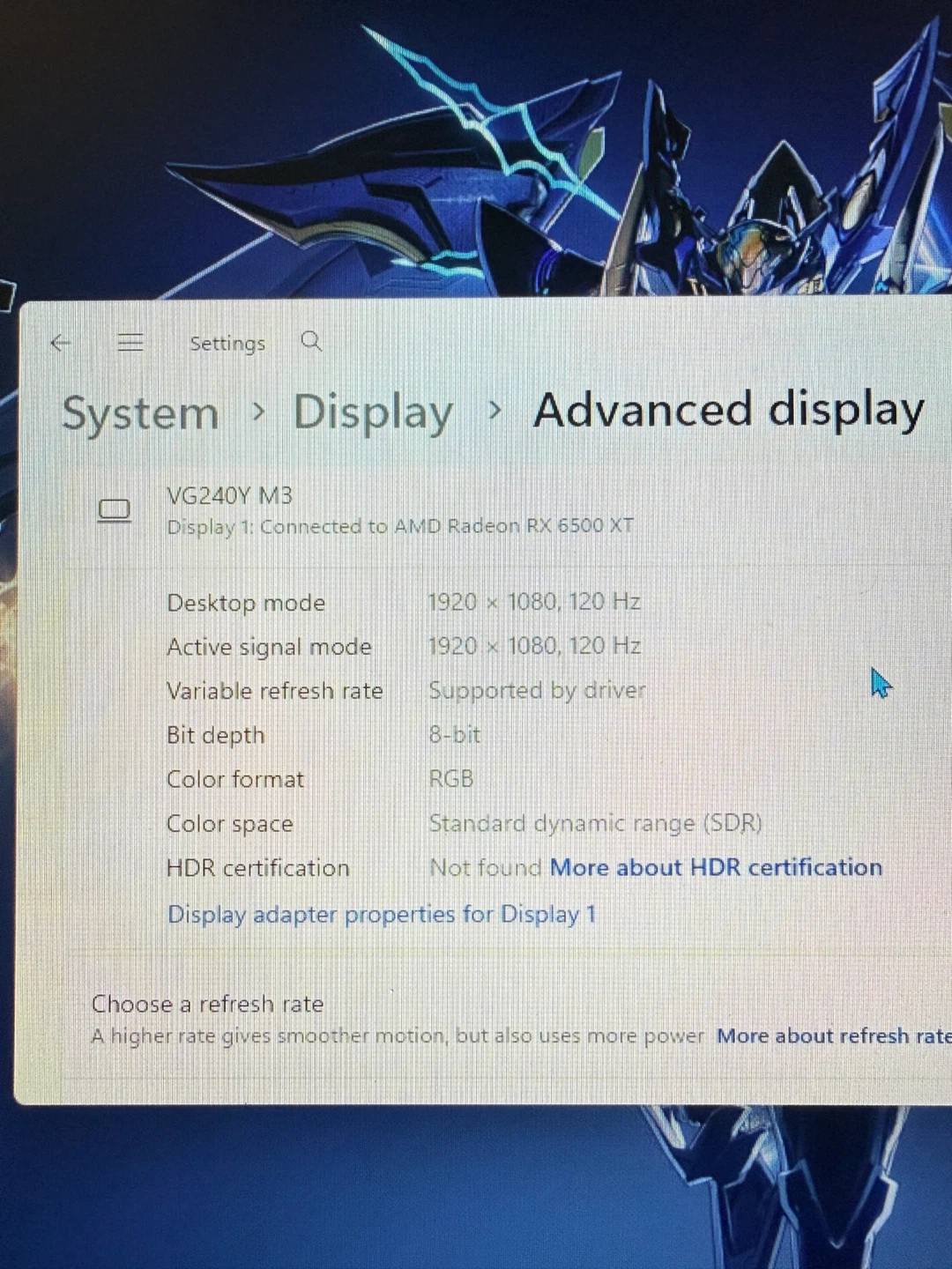 Acer VG240Y M3 23.8" FHD 1080p 120Hz Gaming Monitor - photo 4