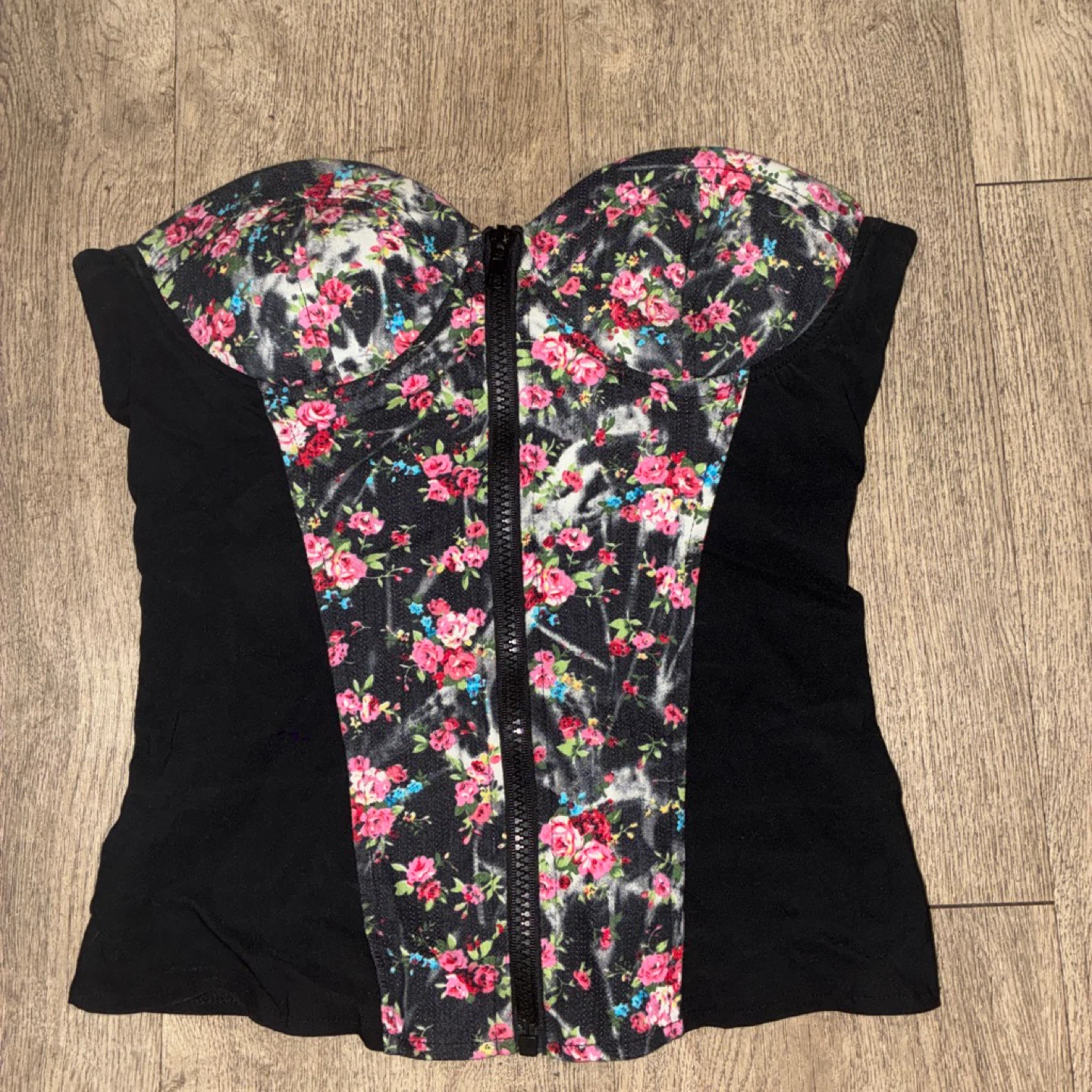 Women's Floral Corset Top
