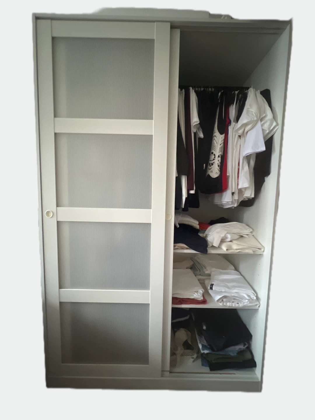 White Sliding Door Wardrobe - photo 4