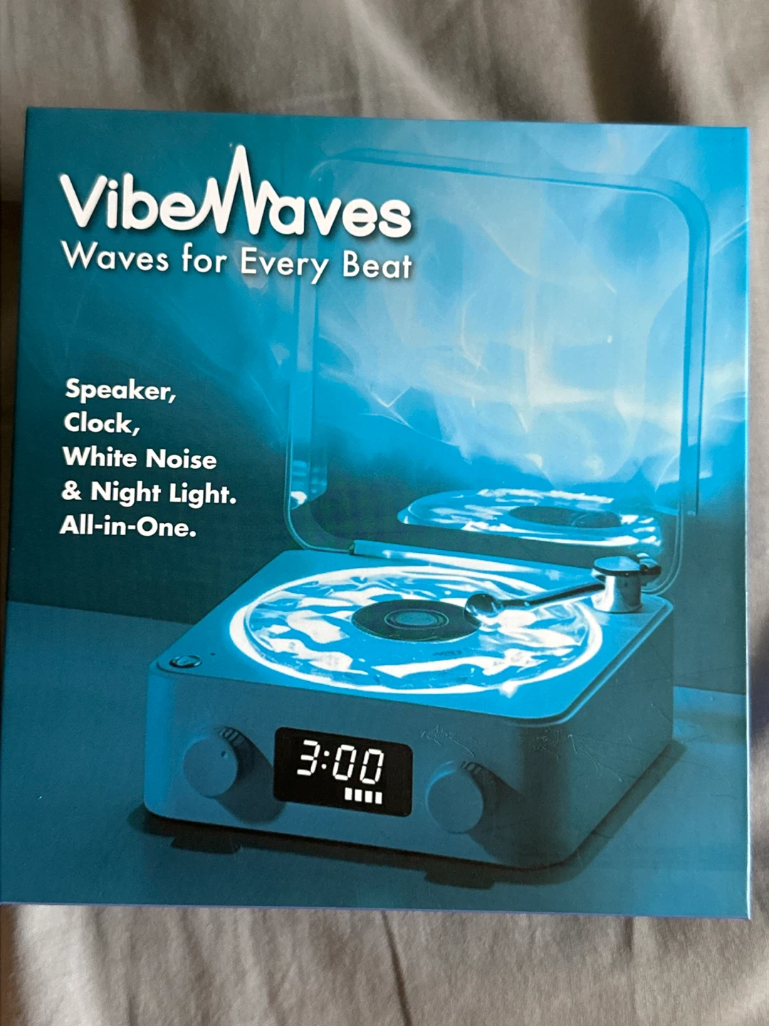 VibeWaves Speaker, Clock, White Noise & Night Light - photo 2