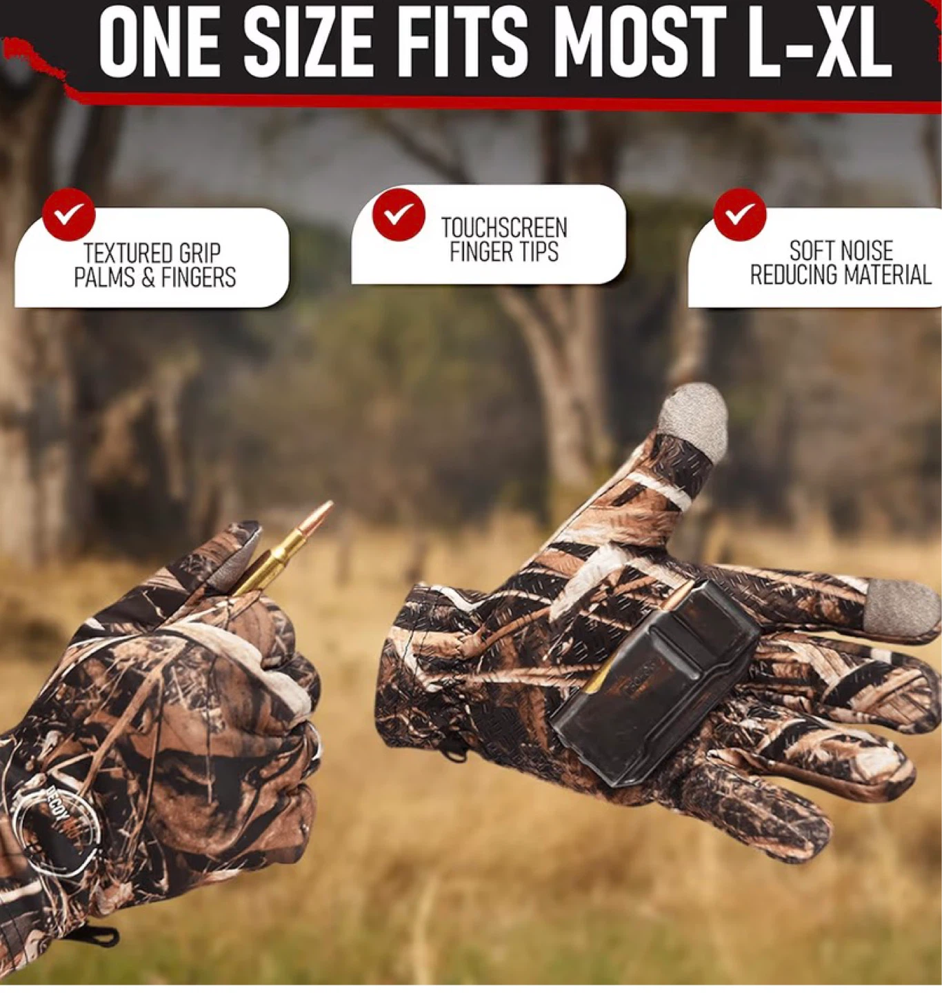 Decoy Camo Hunting Gloves