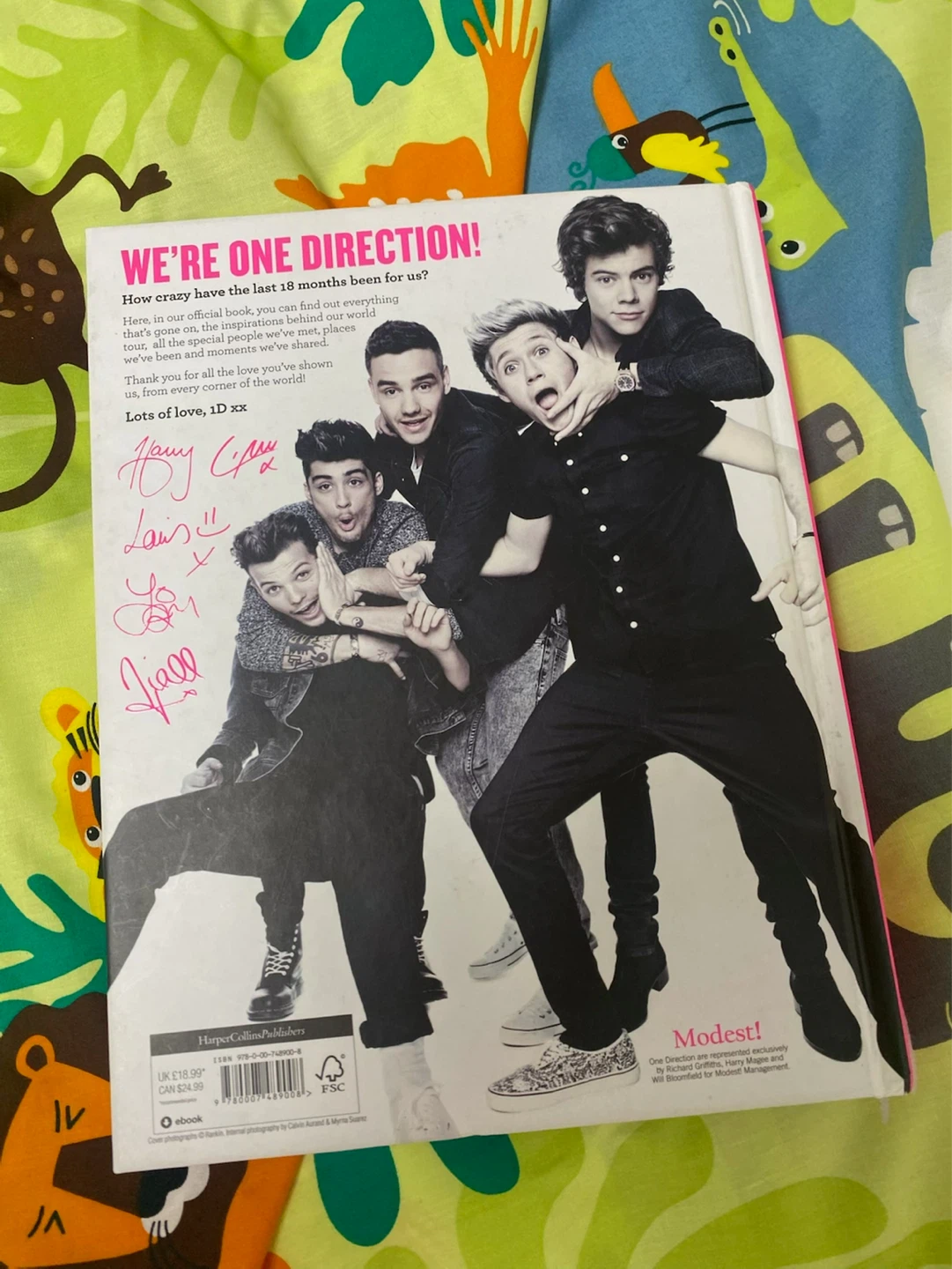 One Direction "Where We Are Our Band, Our Story" Book