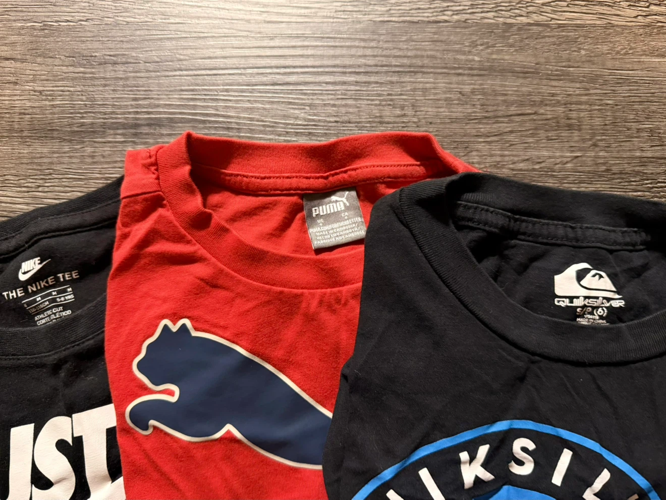 Boys T-Shirts Sonic, Puma, Nike, Quiksilver, Blue Beetle - photo 2