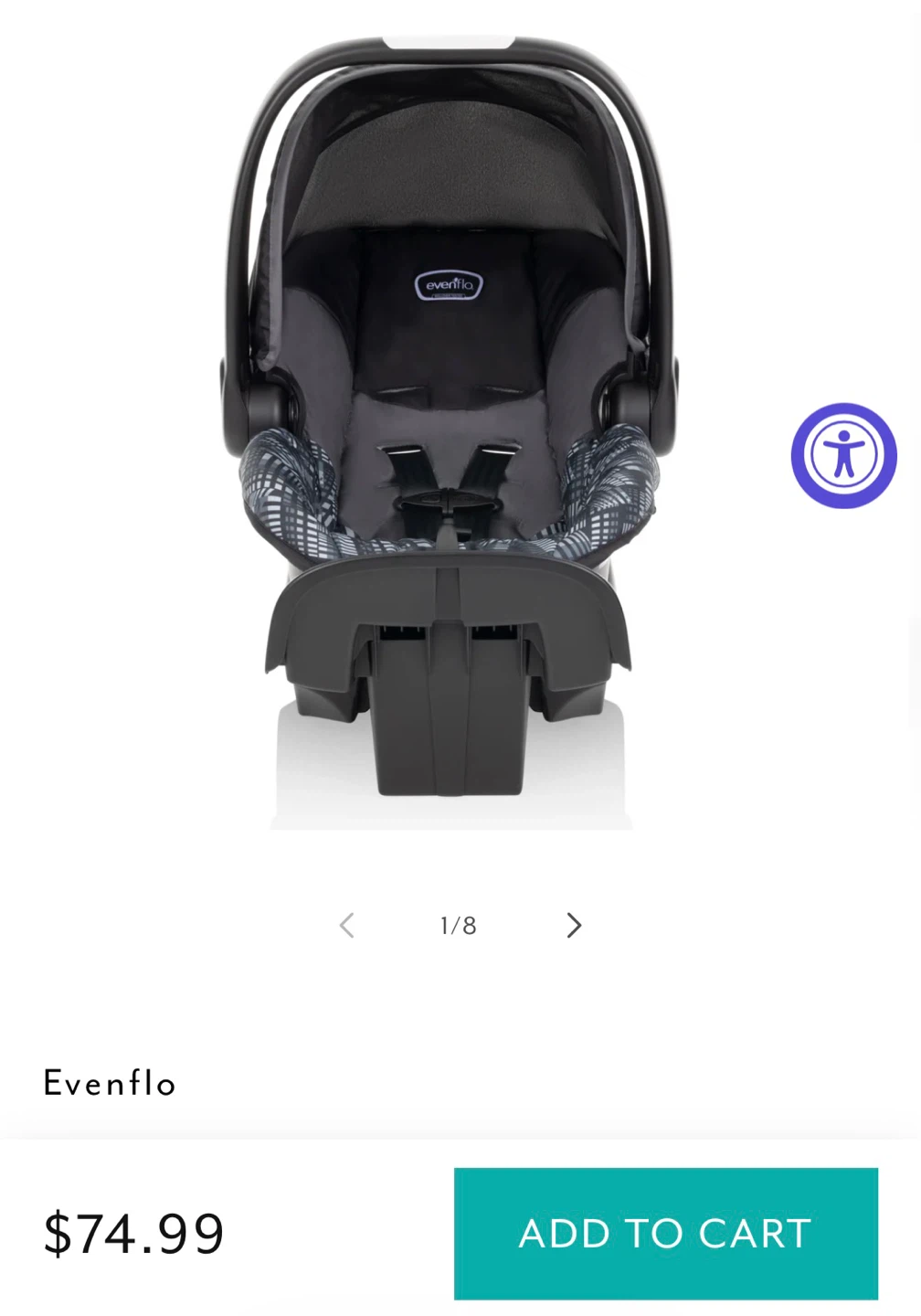 Evenflo Infant Car Seat with Base - NurtureMax