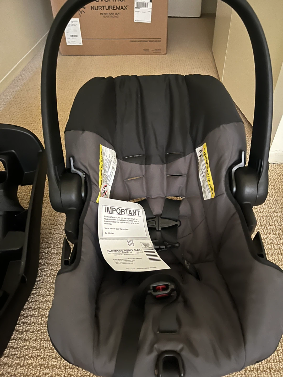 Evenflo Infant Car Seat with Base - NurtureMax - photo 3