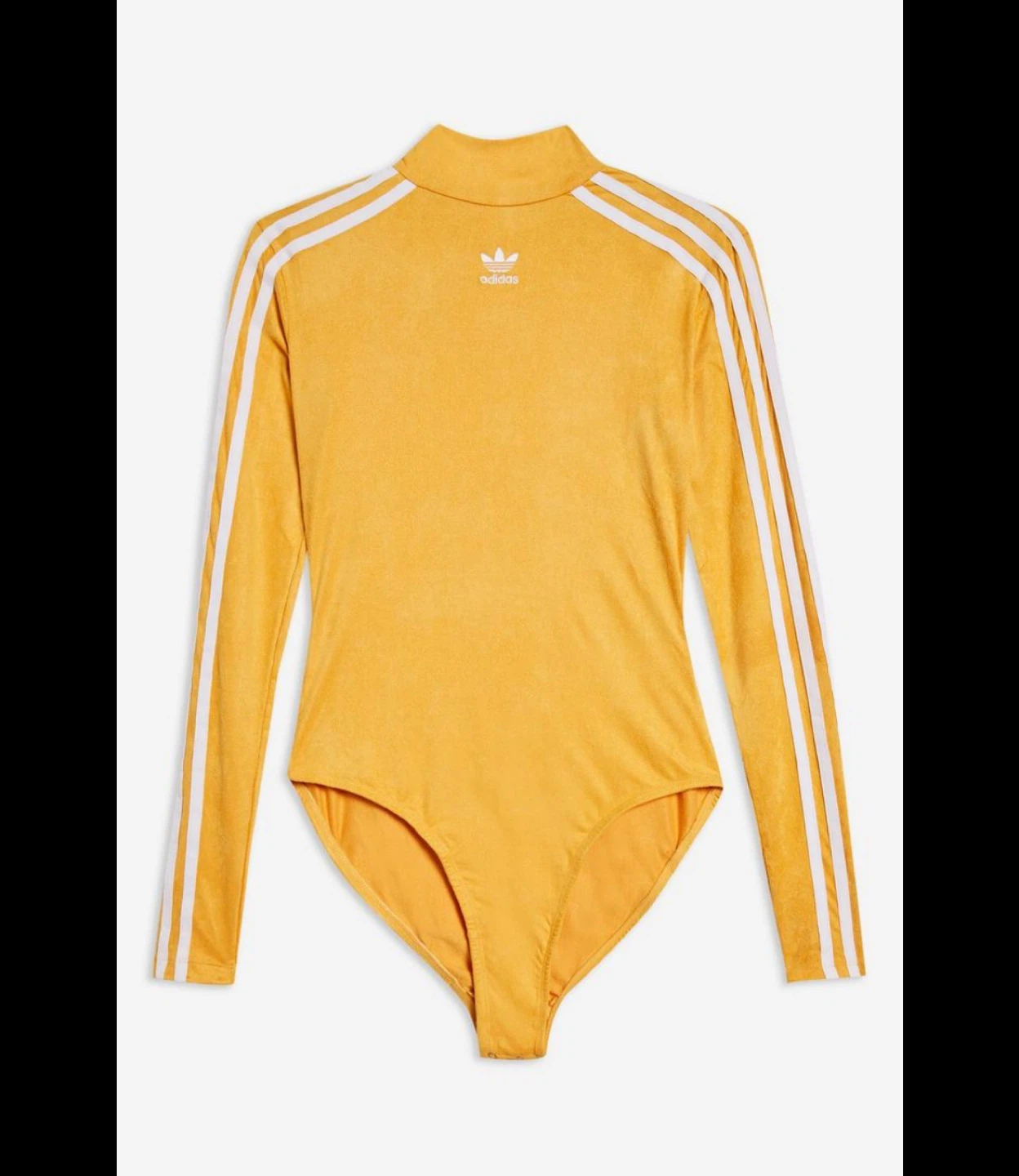 Adidas Orange Long Sleeve Bodysuit
