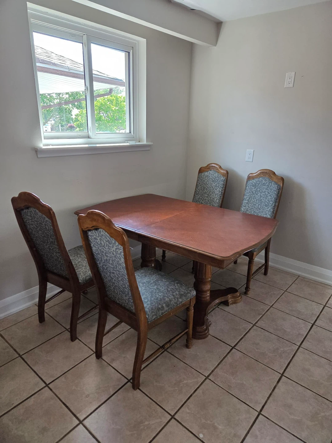 Dining Table Set – Solid Wood Table + 4 Chairs - photo 2