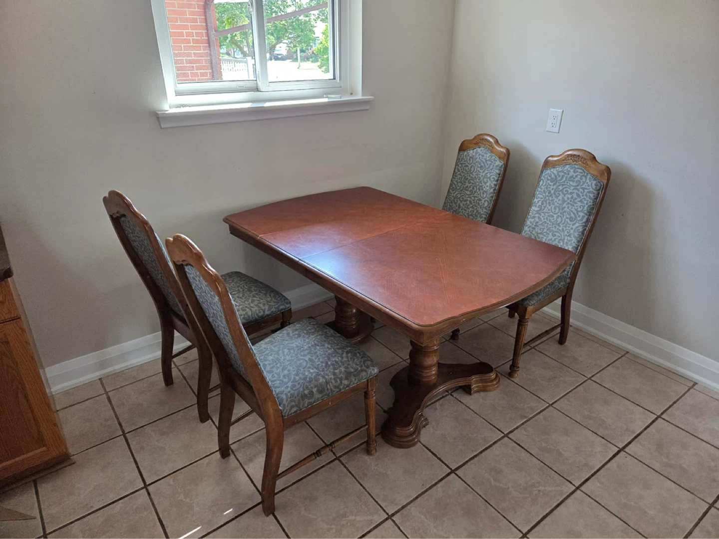 Dining Table Set – Solid Wood Table + 4 Chairs - photo 3