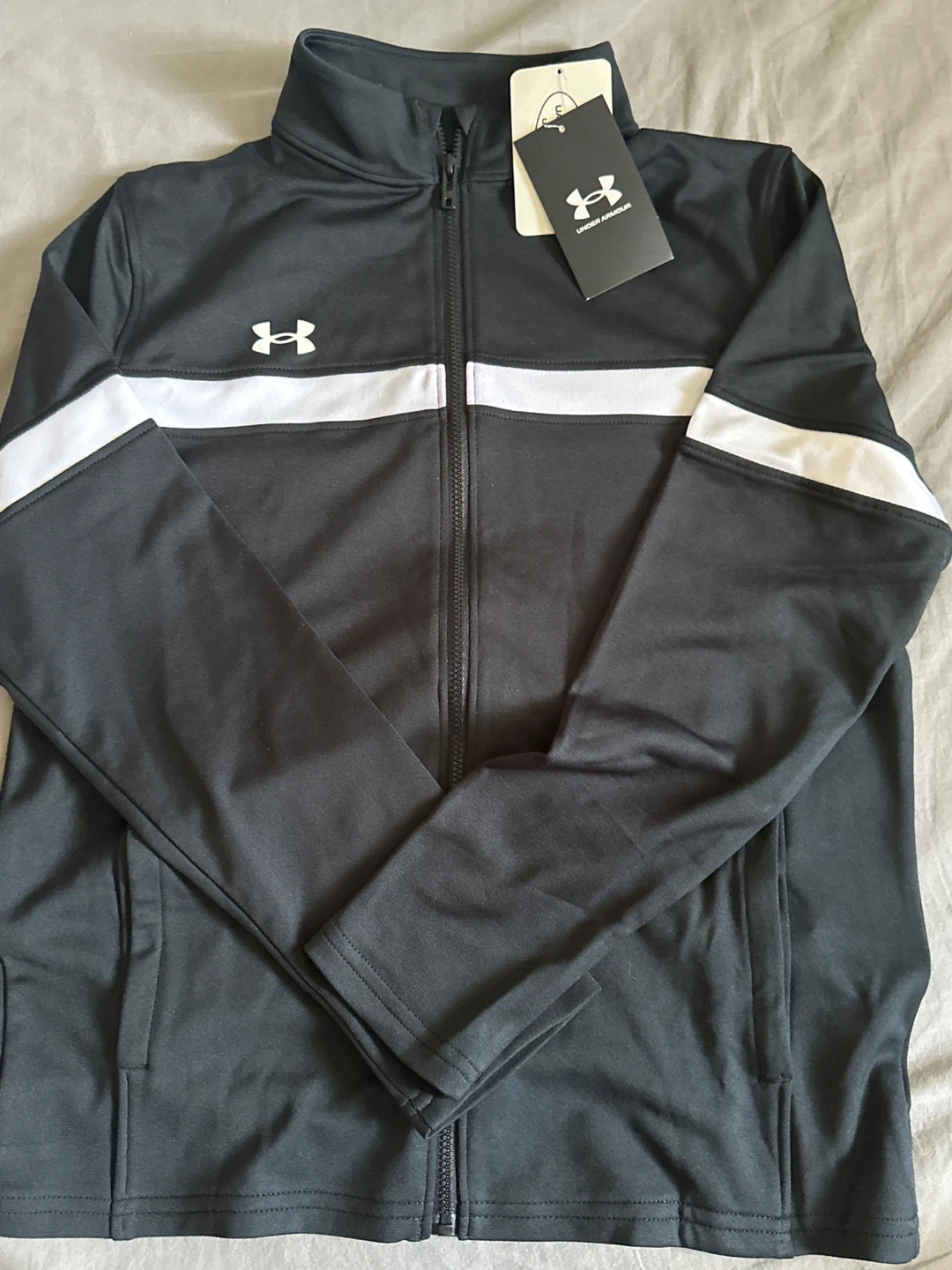 Under Armour Track Jacket - Black/White