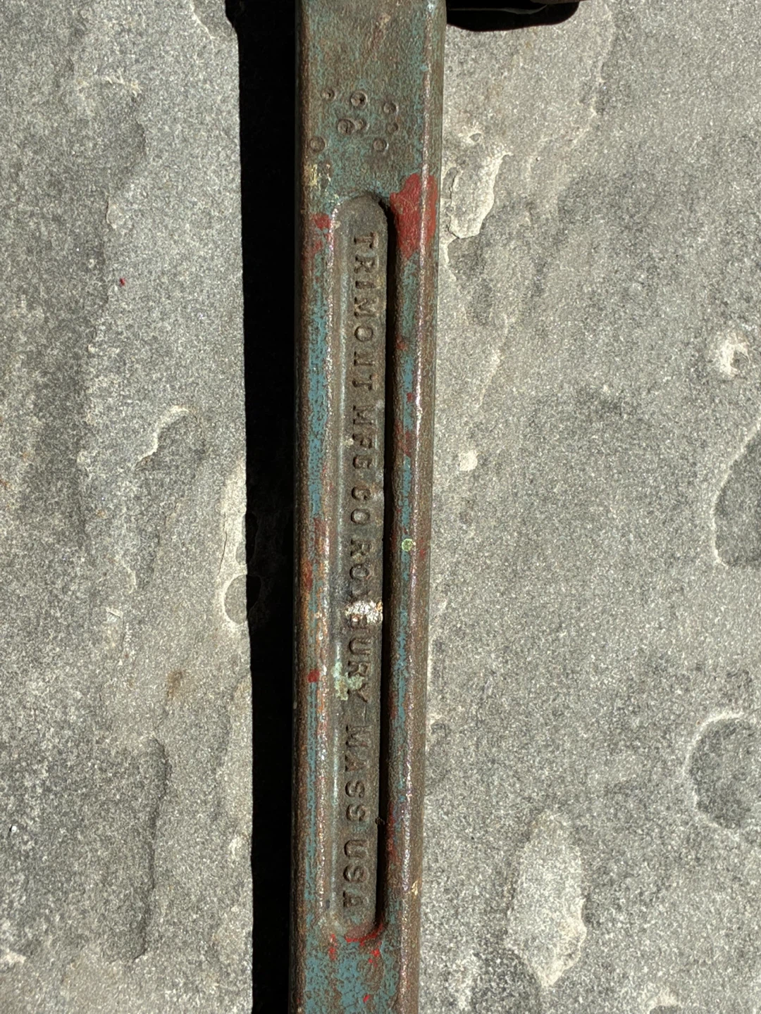 Vintage tool 14" Pipe Wrench TRIMO steel Drop Forged plumbing - photo 4