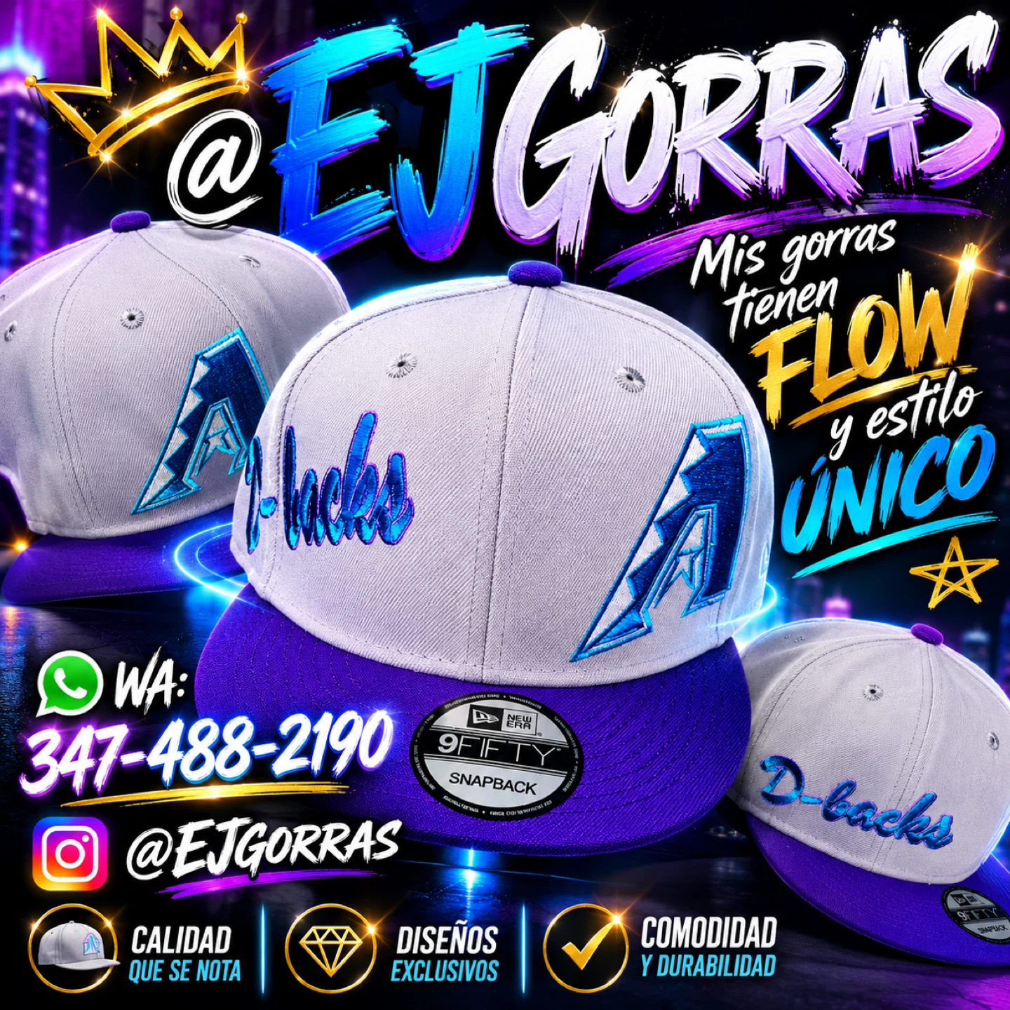New Era 9FIFTY D-backs Snapback Hat - photo 5
