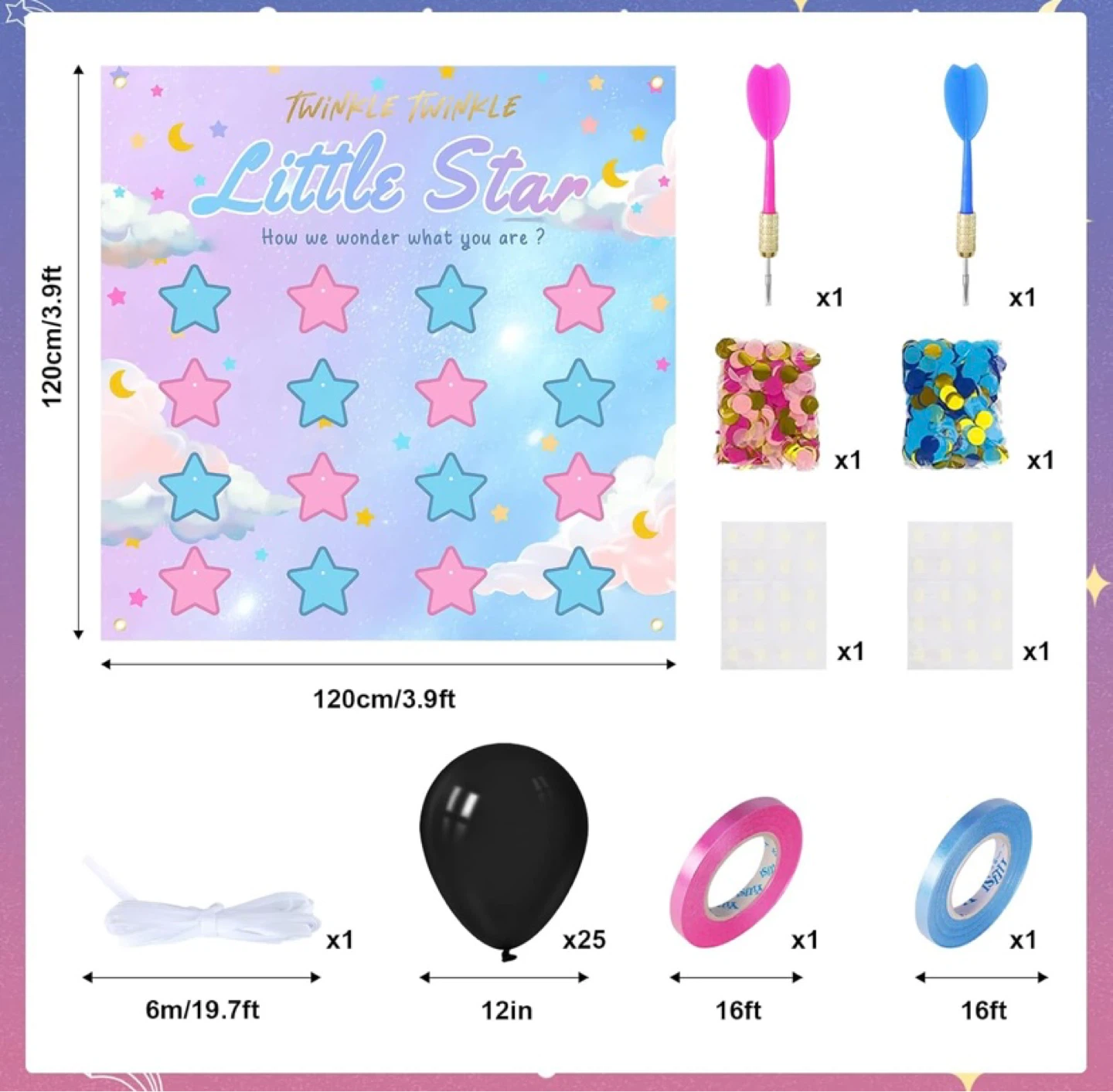 New Gender Reveal Dart Board Game - photo 3